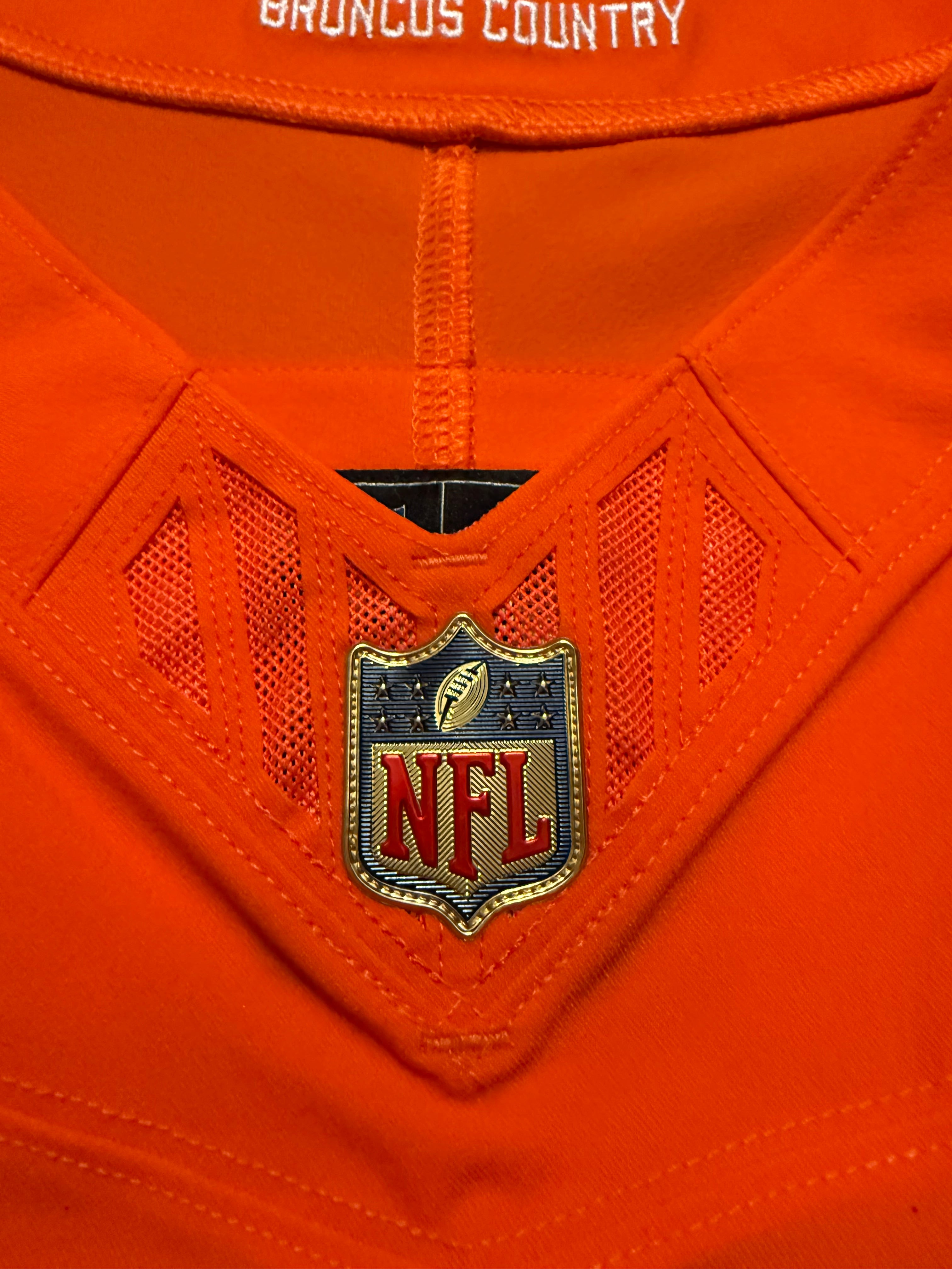 Pat Surtain II Denver Broncos Jersey #2 Nike Vapor Fuse Elite Orange Size 52 (XXL) NFL