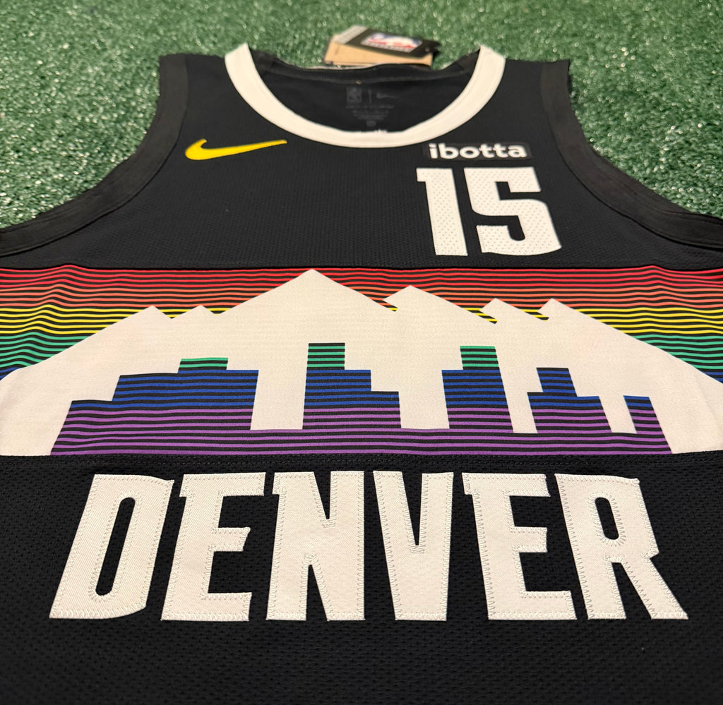 Nikola Jokic Denver Nuggets Jersey #15 Nike ADV Authentic Black Size 48 (L) NBA