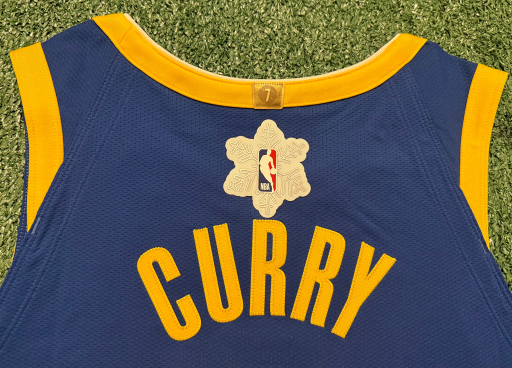 Steph Curry Golden State Warriors Jersey #30 Nike ADV Authentic Blue Size 48 (L) NBA