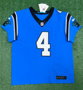 Tetairoa McMillan Carolina Panthers Jersey #4 Nike Vapor FUSE Elite Blue Size 48 (XL) NFL