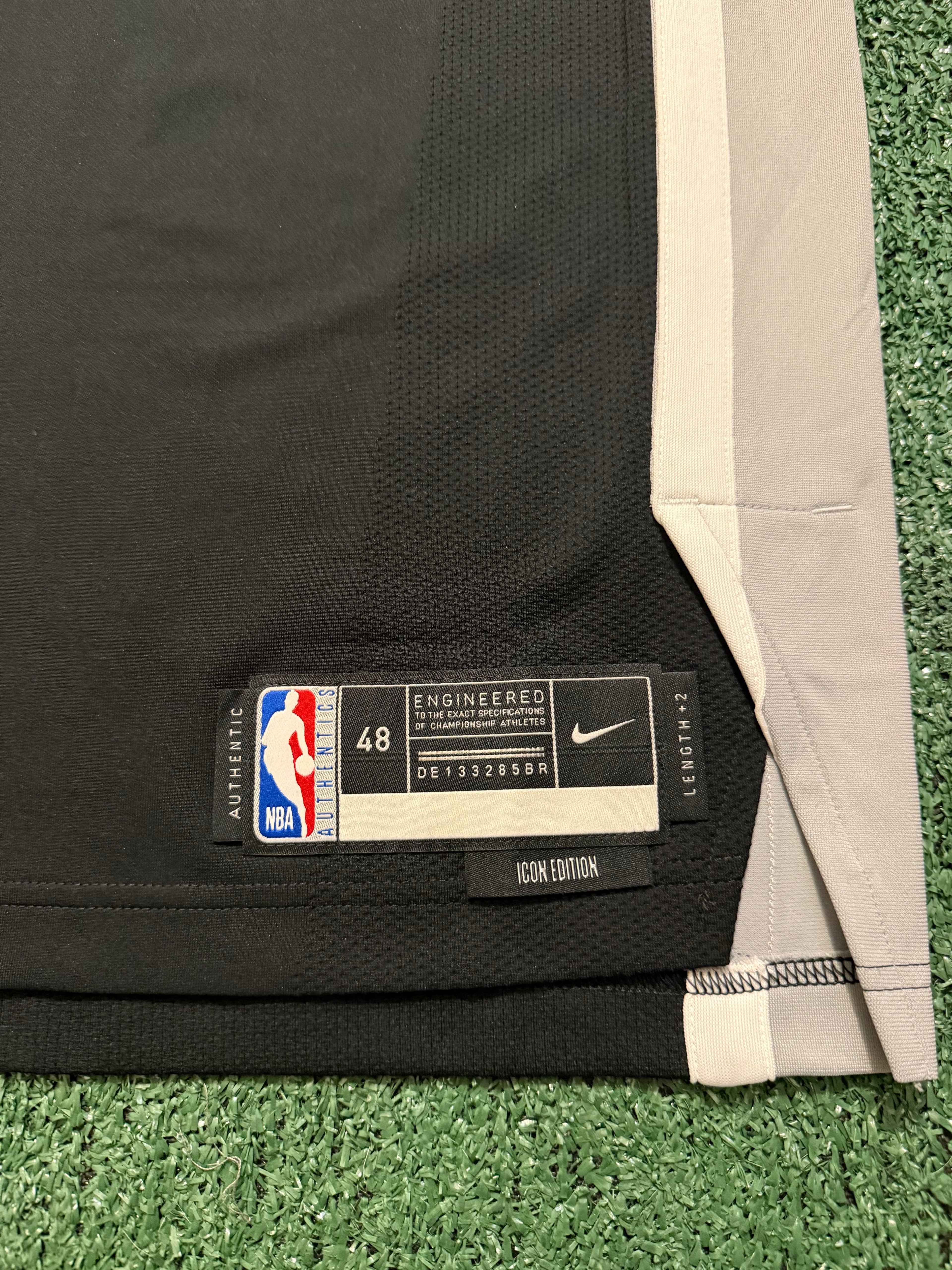 Stephon Castle San Antonio Spurs Jersey #5 Nike ADV Authentic Black Size 48 (L) NBA