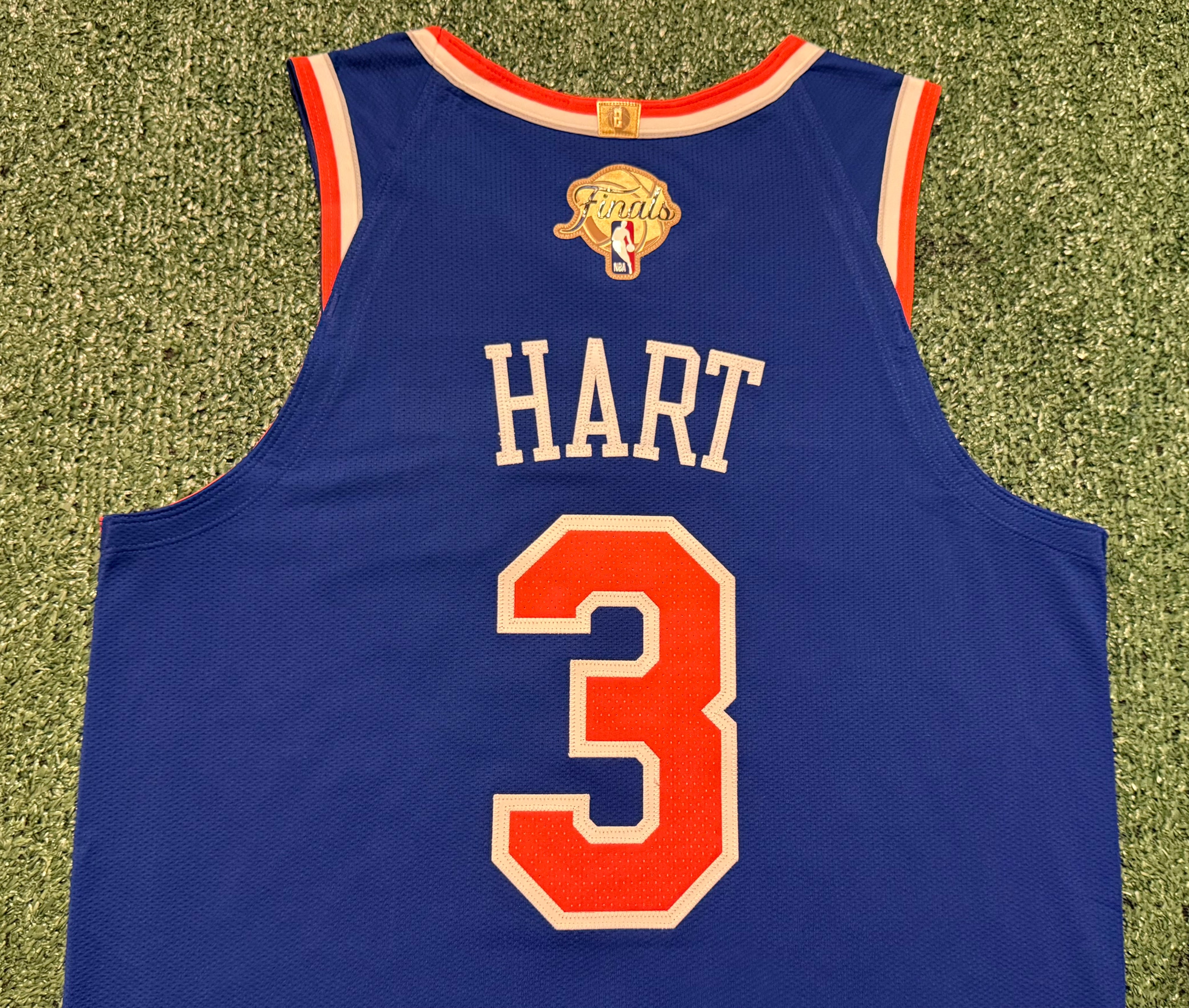 Josh Hart New York Knicks Jersey #3 Nike ADV Authentic Blue Size 44 (M) NBA
