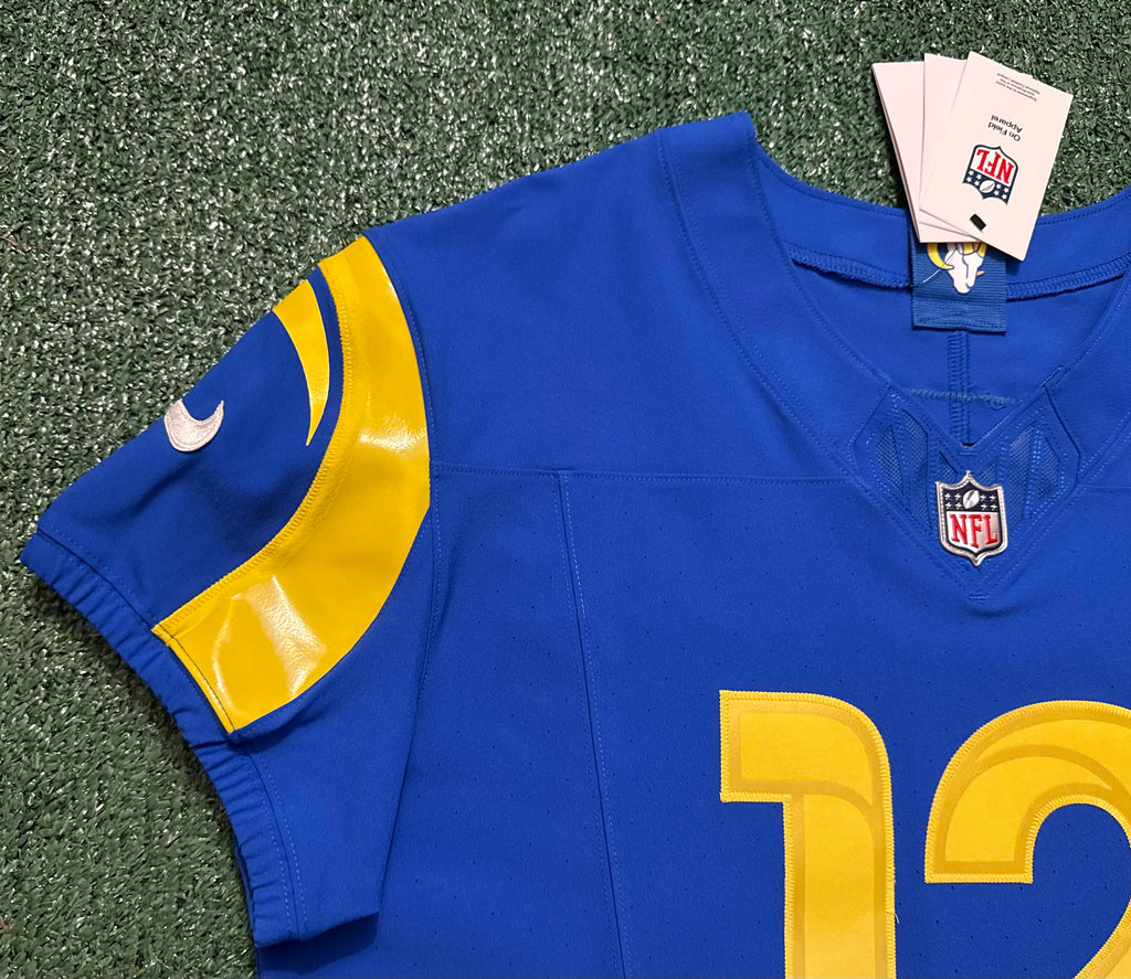 Puka Nacua Los Angeles Rams
Jersey #12 Nike Vapor FUSE Elite blue Size 44 (Large) NFL
