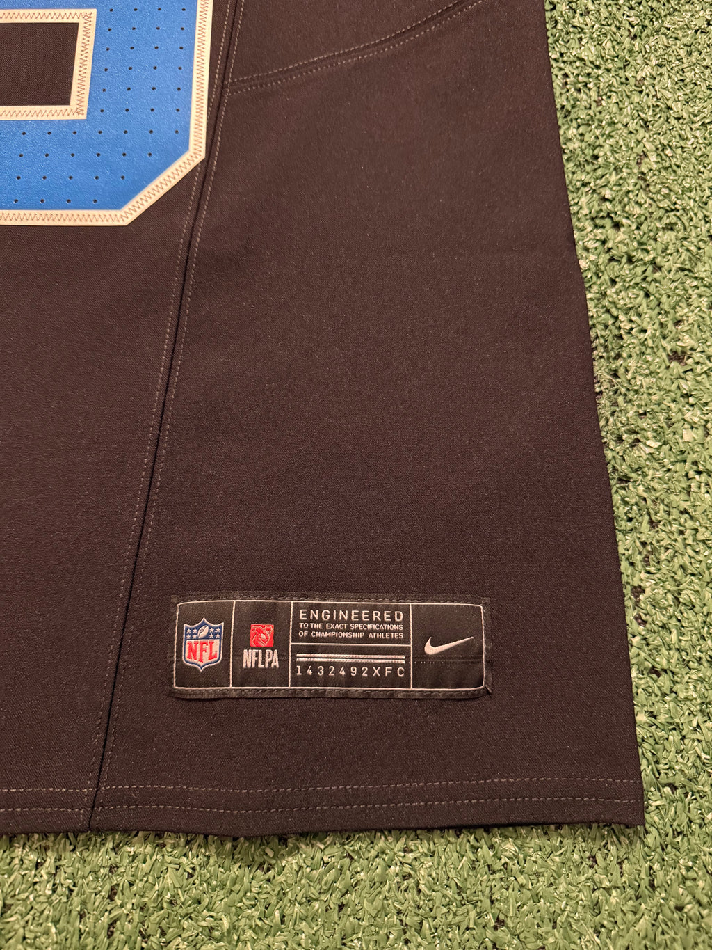 Jared Goff Detroit Lions Jersey #16  Nike Vapor FUSE Elite Black Size 40 (Medium) NFL