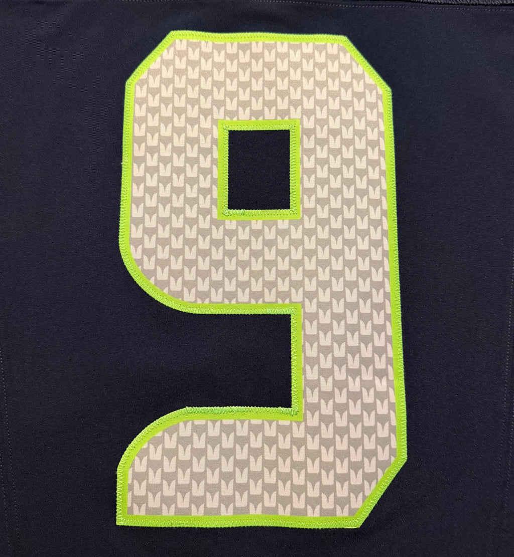 Kenneth Walker III Seattle Seahawks Jersey #9 Nike Vapor FUSE Elite Navy Size 44 (Large) NFL