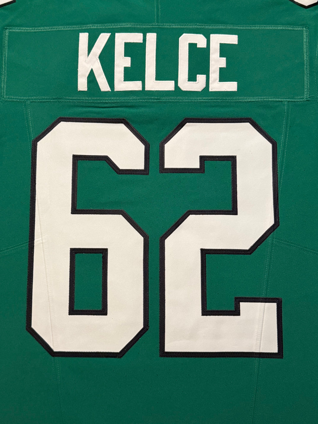 Jason Kelce Philadelphia Eagles Jersey #62 Nike Vapor FUSE Elite Kelly Green Size 40 (Medium) NFL