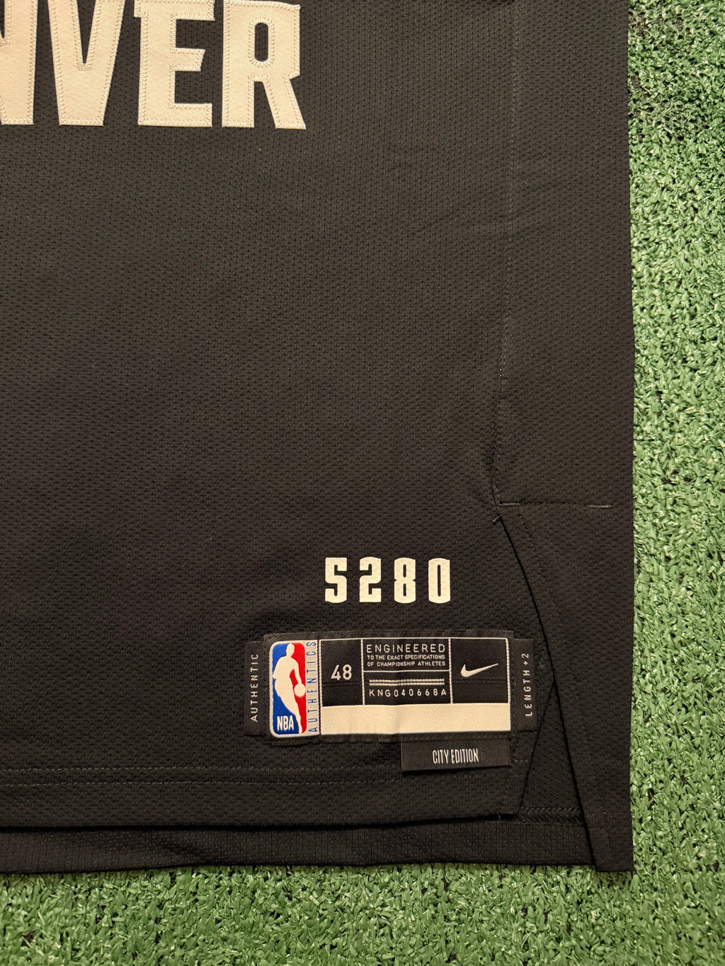 Nikola Jokic Denver Nuggets Jersey #15 Nike ADV Authentic Black Size 48 (L) NBA
