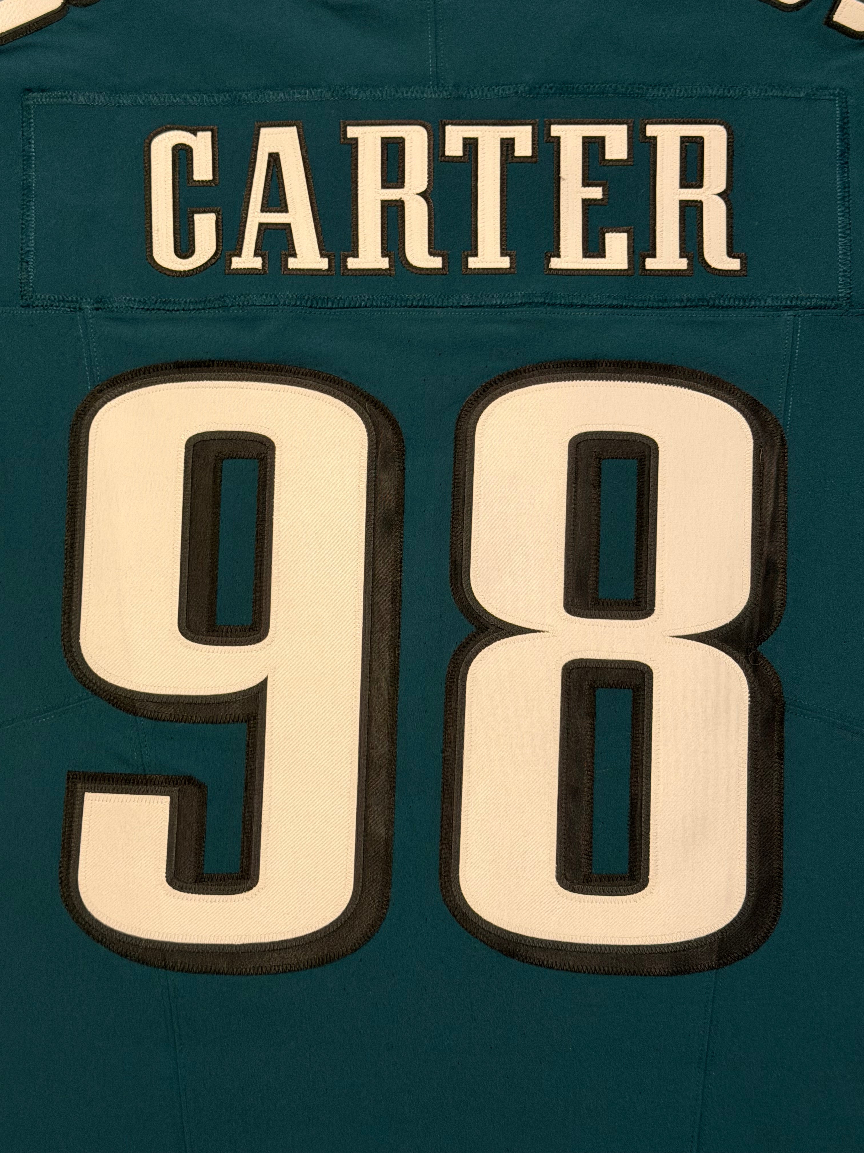 Jalen Carter Philadelphia Eagles Jersey #98 Nike Vapor FUSE Elite green Size 44 (Large) NFL