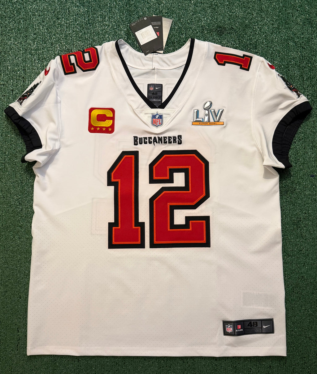 Tom Brady Tampa Bay Buccaneers Jersey #12 Nike Vapor Elite White size 48 (XL) NFL
