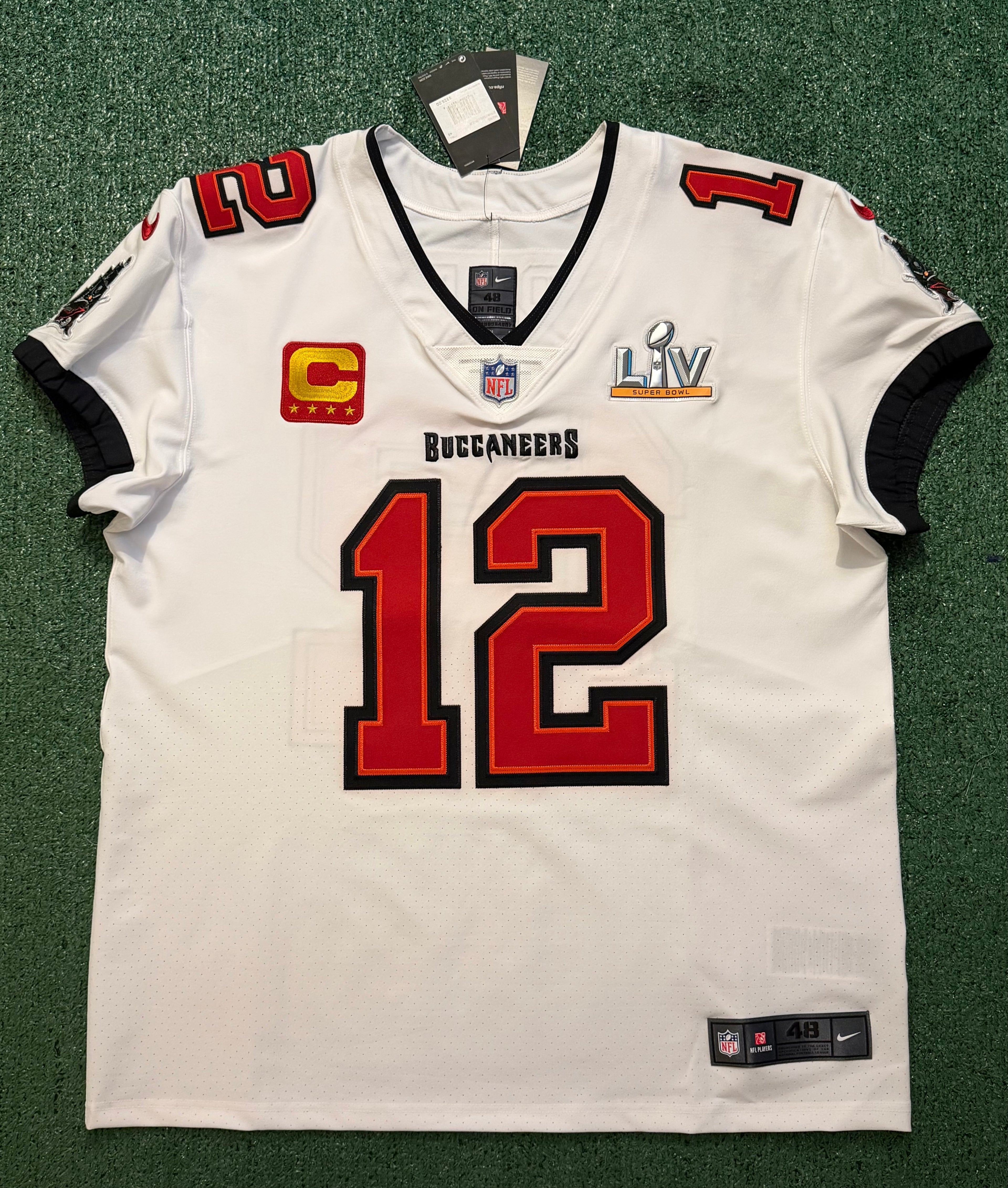 Tom Brady Tampa Bay Buccaneers Jersey #12 Nike Vapor Elite White size 48 (XL) NFL