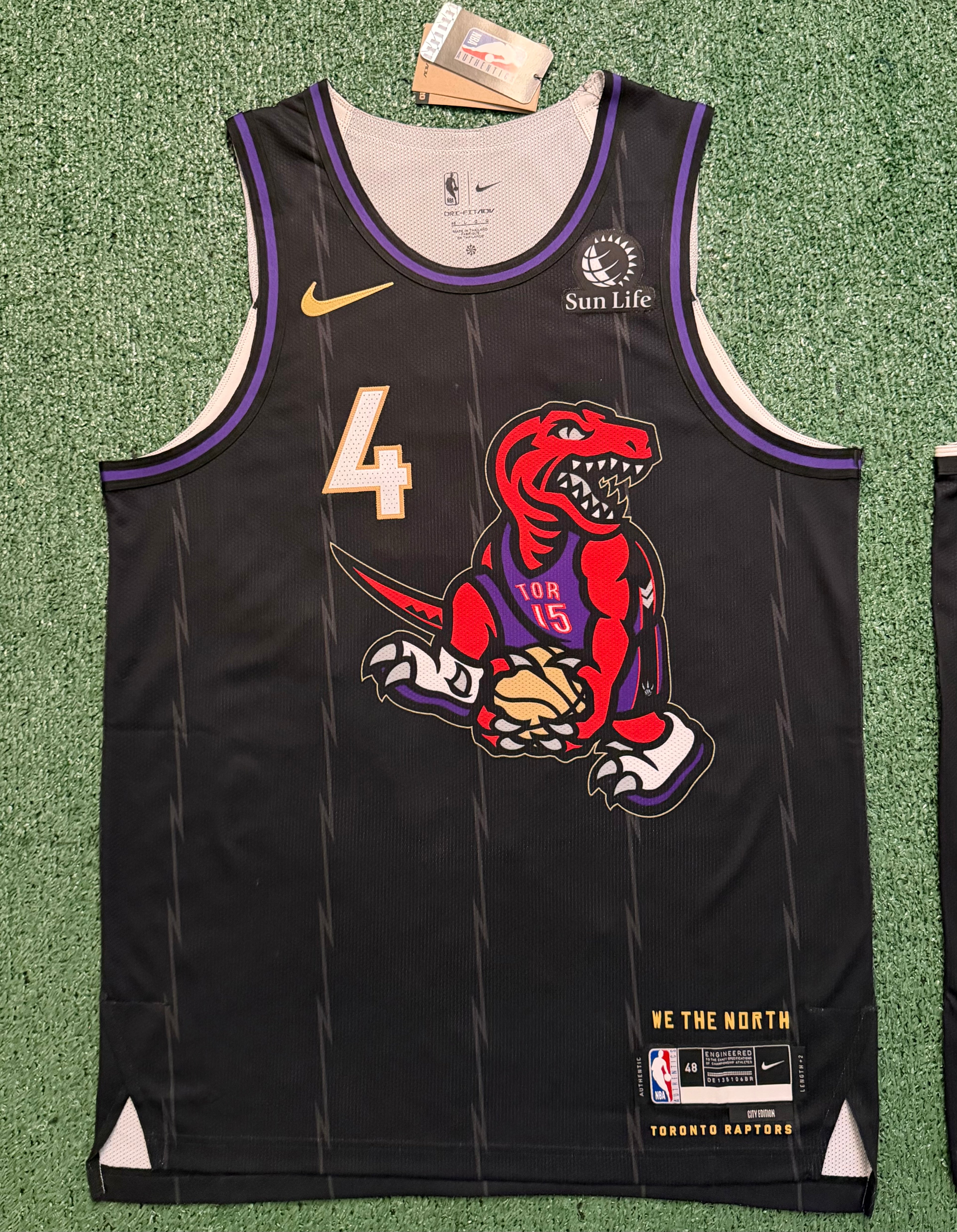 Scottie Barnes Toronto Raptors Jerseys #4 Nike ADV Authentic 2021-26 City Bundle 48 (Large) NBA