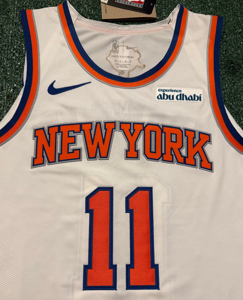 Jalen Brunson New York Knicks Jersey #11 Nike ADV Authentic White Size 48 (L) NBA