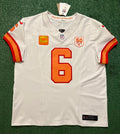 Baker Mayfield Tampa Bay Buccaneers Jersey #6 Nike Vapor FUSE Elite White Creamsicle size 48 (XL) NFL