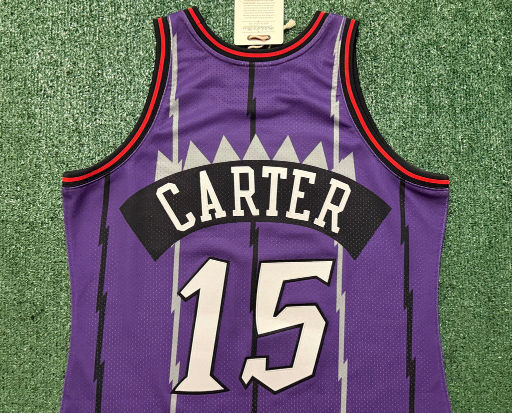 Vince Carter Toronto Raptors Jersey #15 Mitchell & Ness Authentic Purple Size 44 (L) NBA