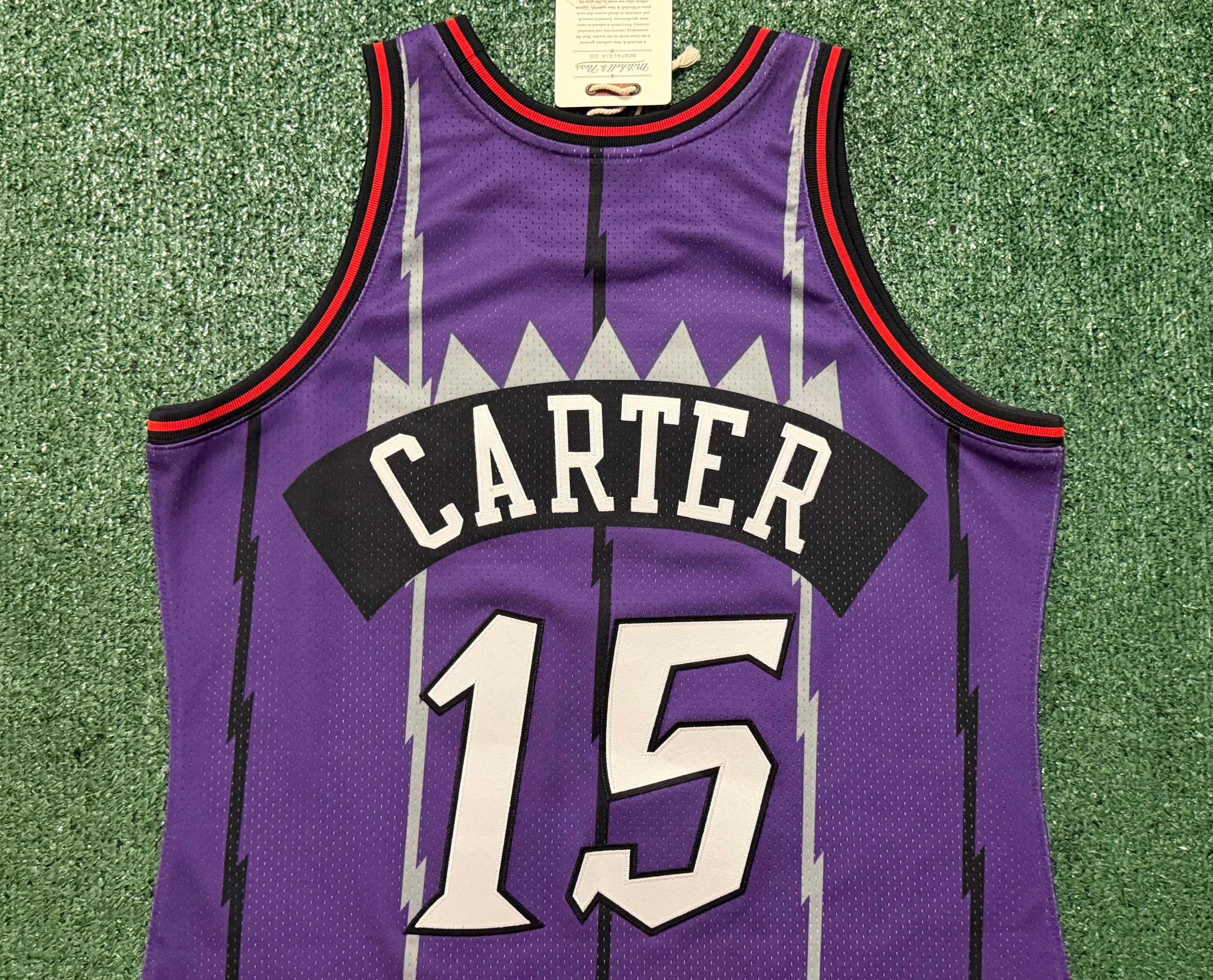 Vince Carter Toronto Raptors Jersey #15 Mitchell & Ness Authentic Purple Size 44 (L) NBA