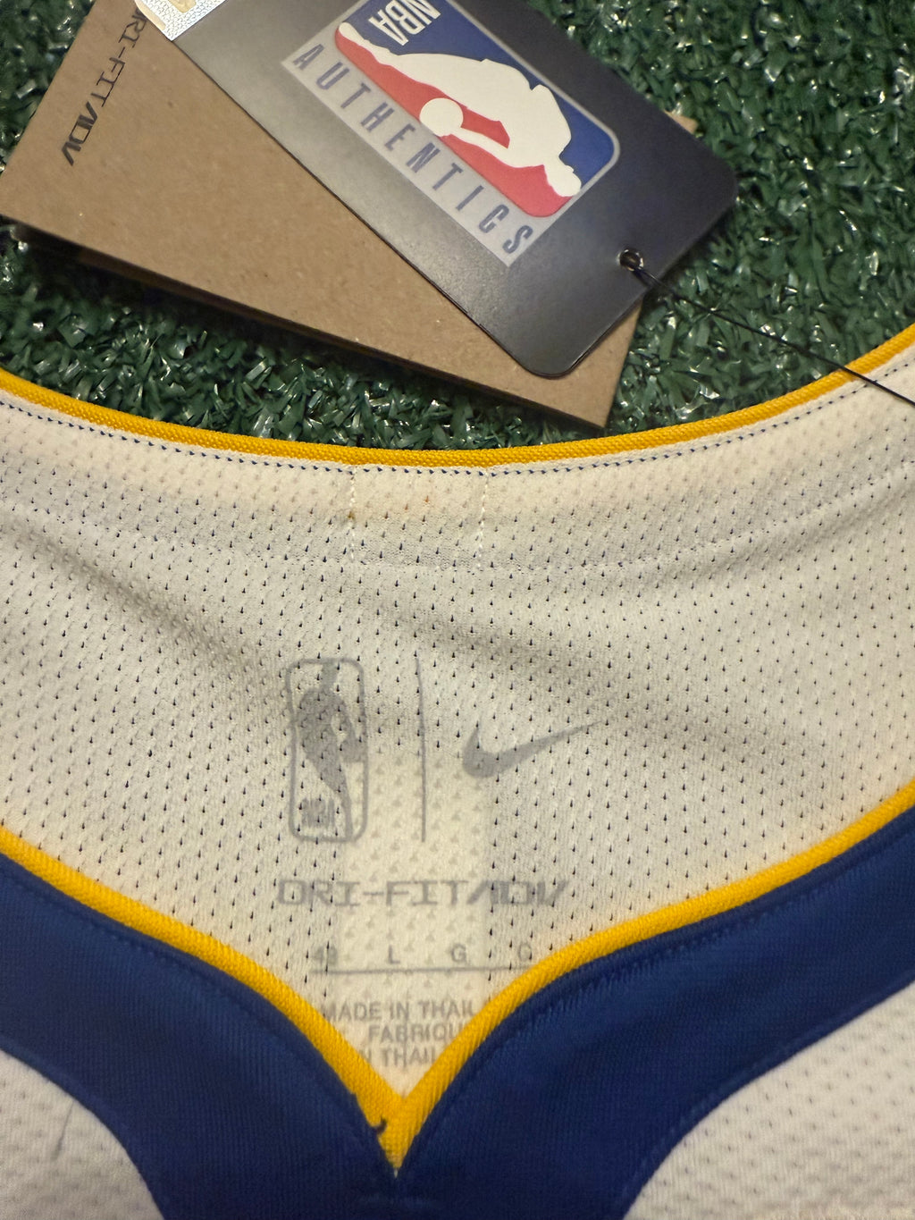 Steph Curry Golden State Warriors Jersey #30 Nike ADV Authentic White Size 48 (L) NBA