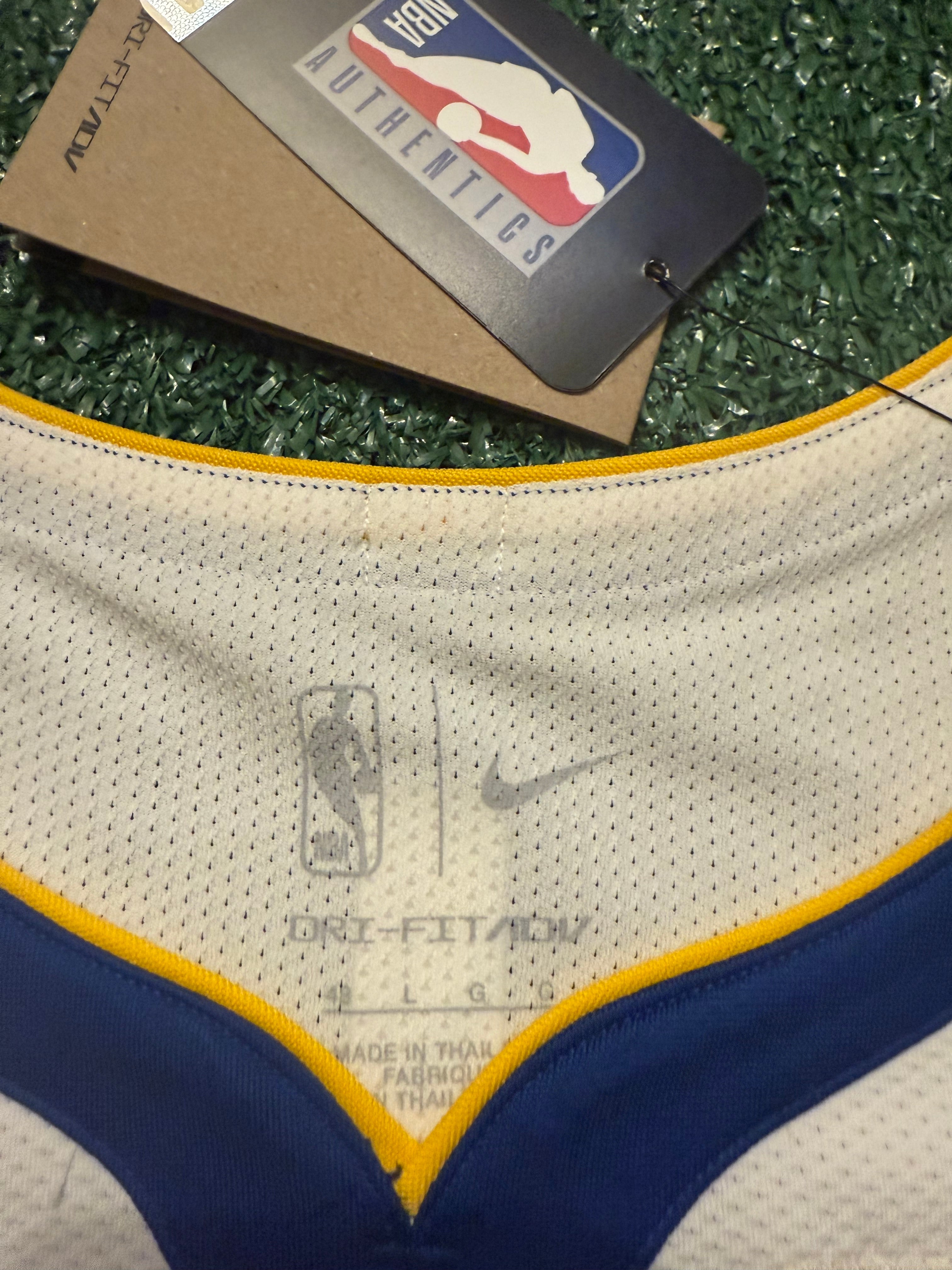 Steph Curry Golden State Warriors Jersey #30 Nike ADV Authentic White Size 48 (L) NBA