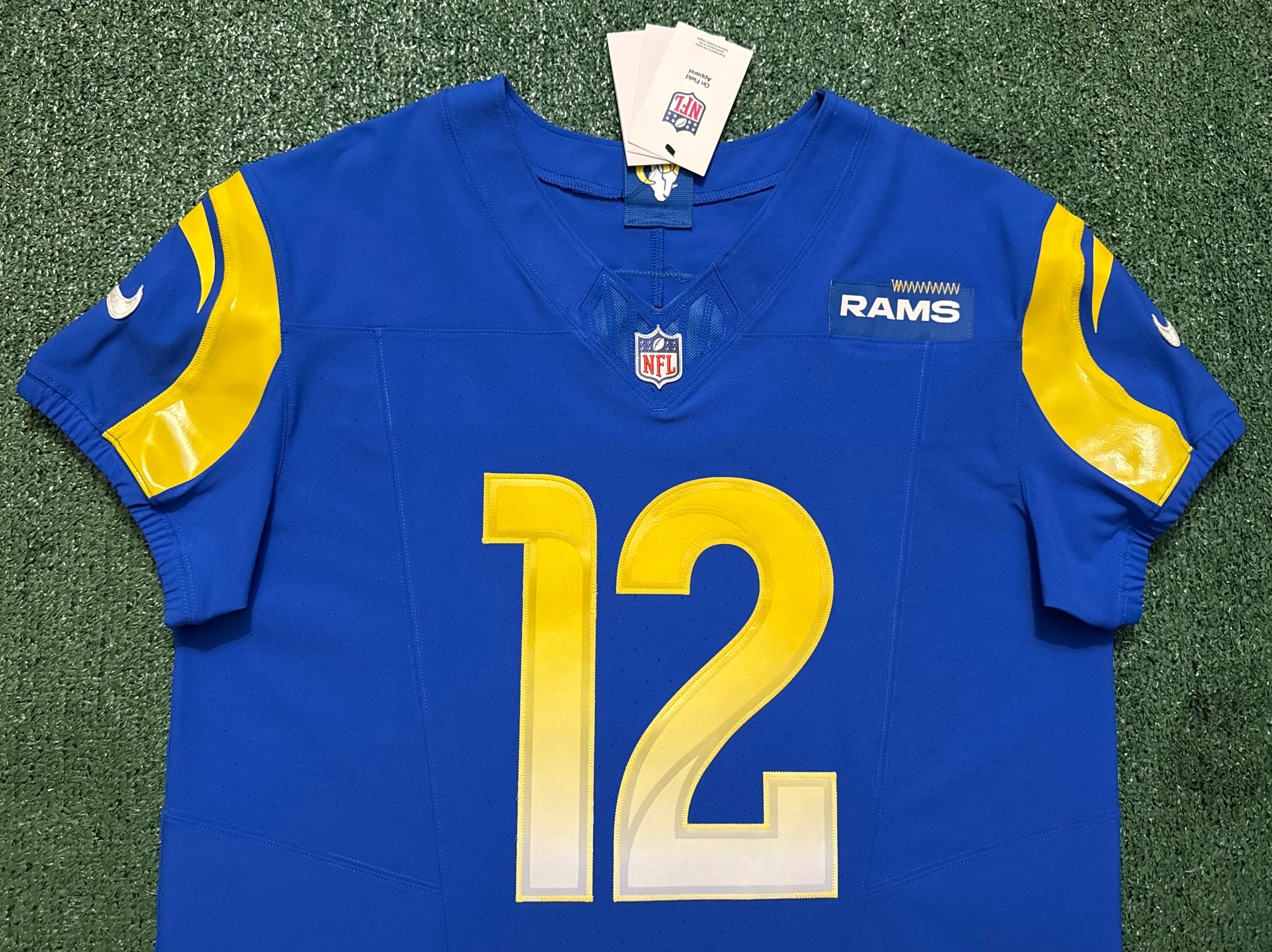 Puka Nacua Los Angeles Rams
Jersey #12 Nike Vapor FUSE Elite blue Size 44 (Large) NFL