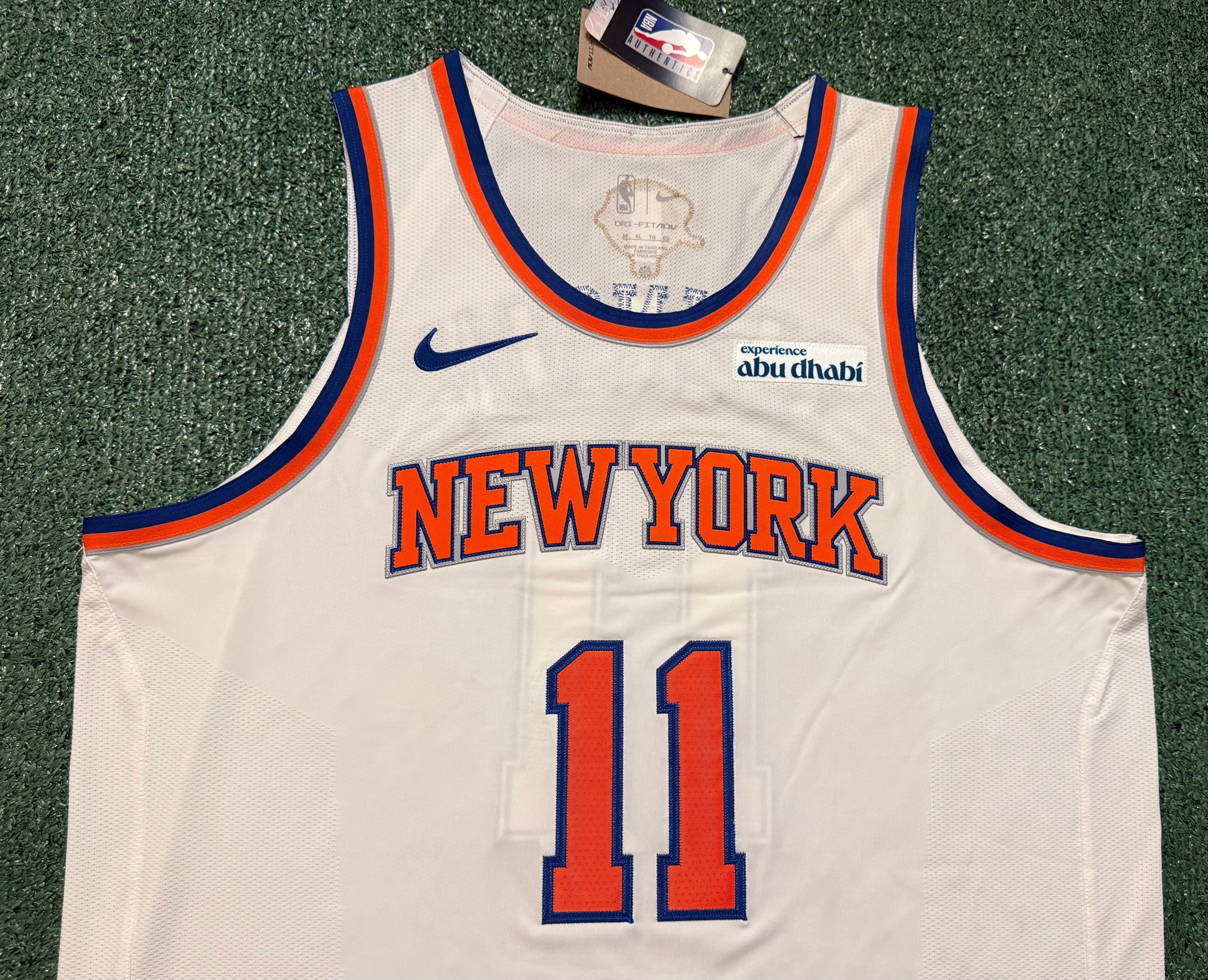 Jalen Brunson New York Knicks Jersey #11 Nike ADV Authentic White Size 52 (XL) NBA