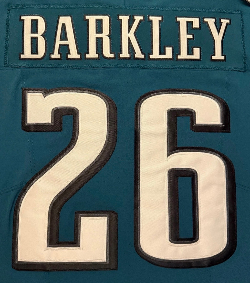 Saquon Barkley Philadelphia Eagles Jersey #26 Nike Vapor FUSE Elite Green Size 48 (XL) NFL