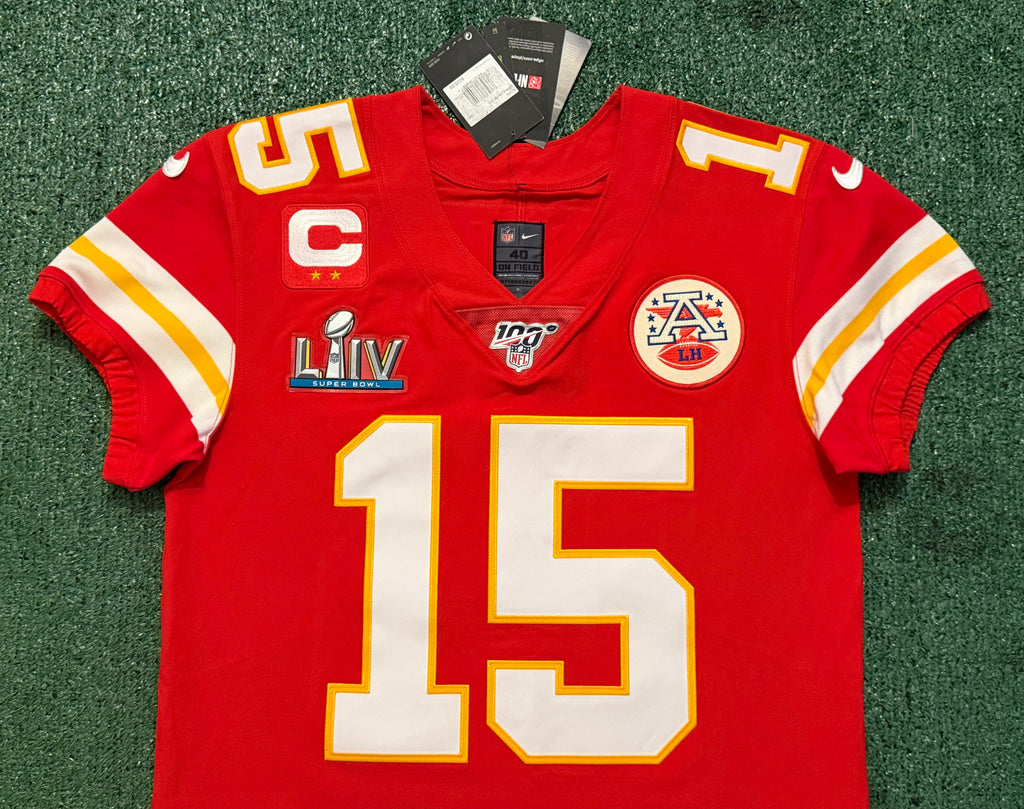 Patrick Mahomes Kansas City Chiefs Jersey #15 Nike Vapor Elite Red Size 40 (M) NFL