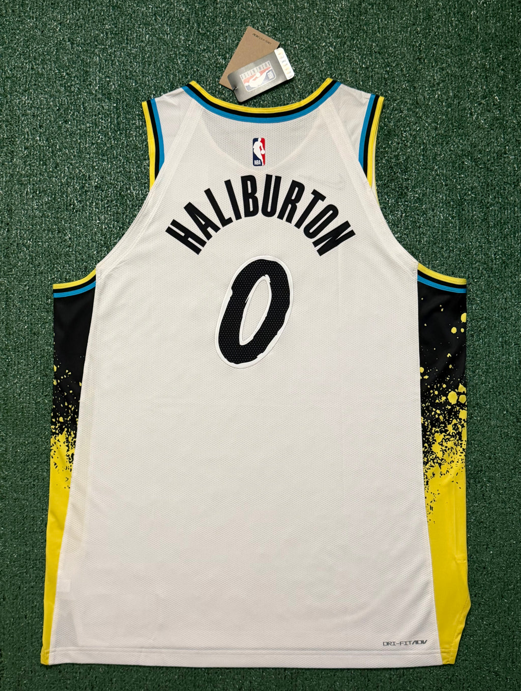 Tyrese Haliburton Indiana Pacers Jersey #0 Nike ADV Authentic White Size 52 (XL) NBA