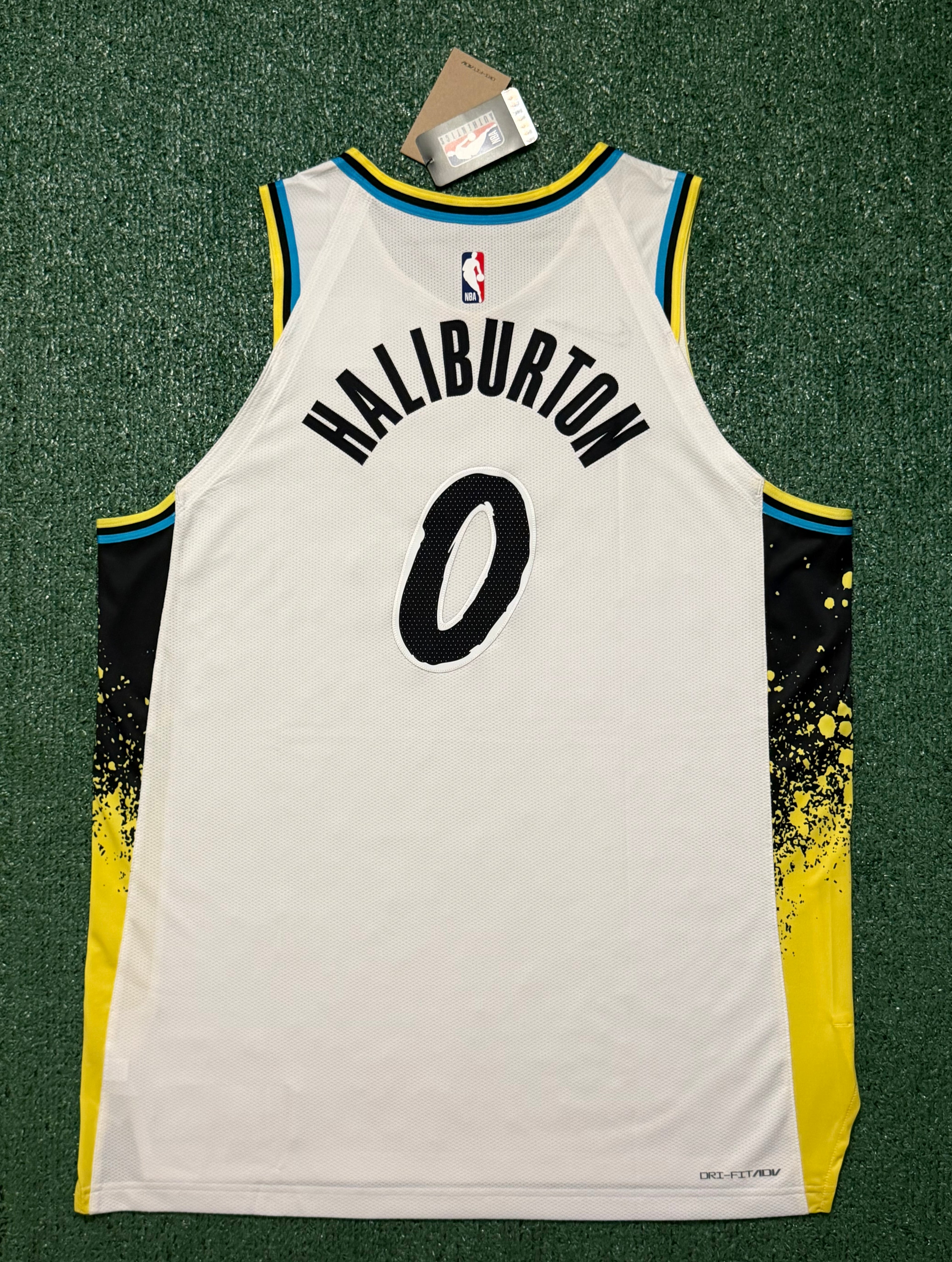 Tyrese Haliburton Indiana Pacers Jersey #0 Nike ADV Authentic White Size 52 (XL) NBA