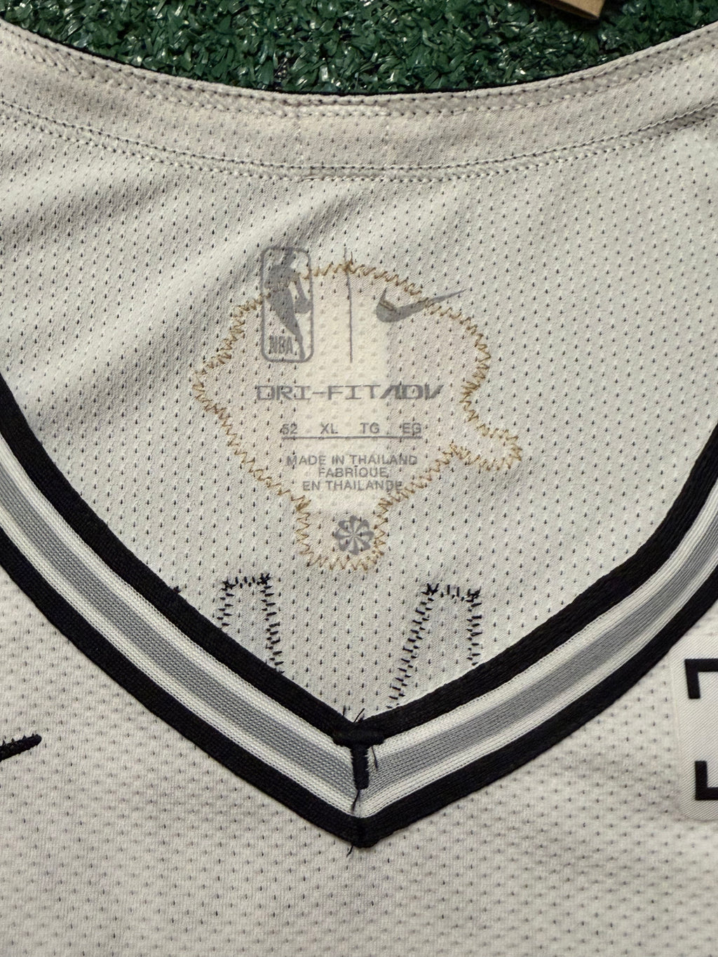 Victor Wembanyama San Antonio Spurs Jersey #1 Nike ADV Authentic White Size 52 (XL) NBA