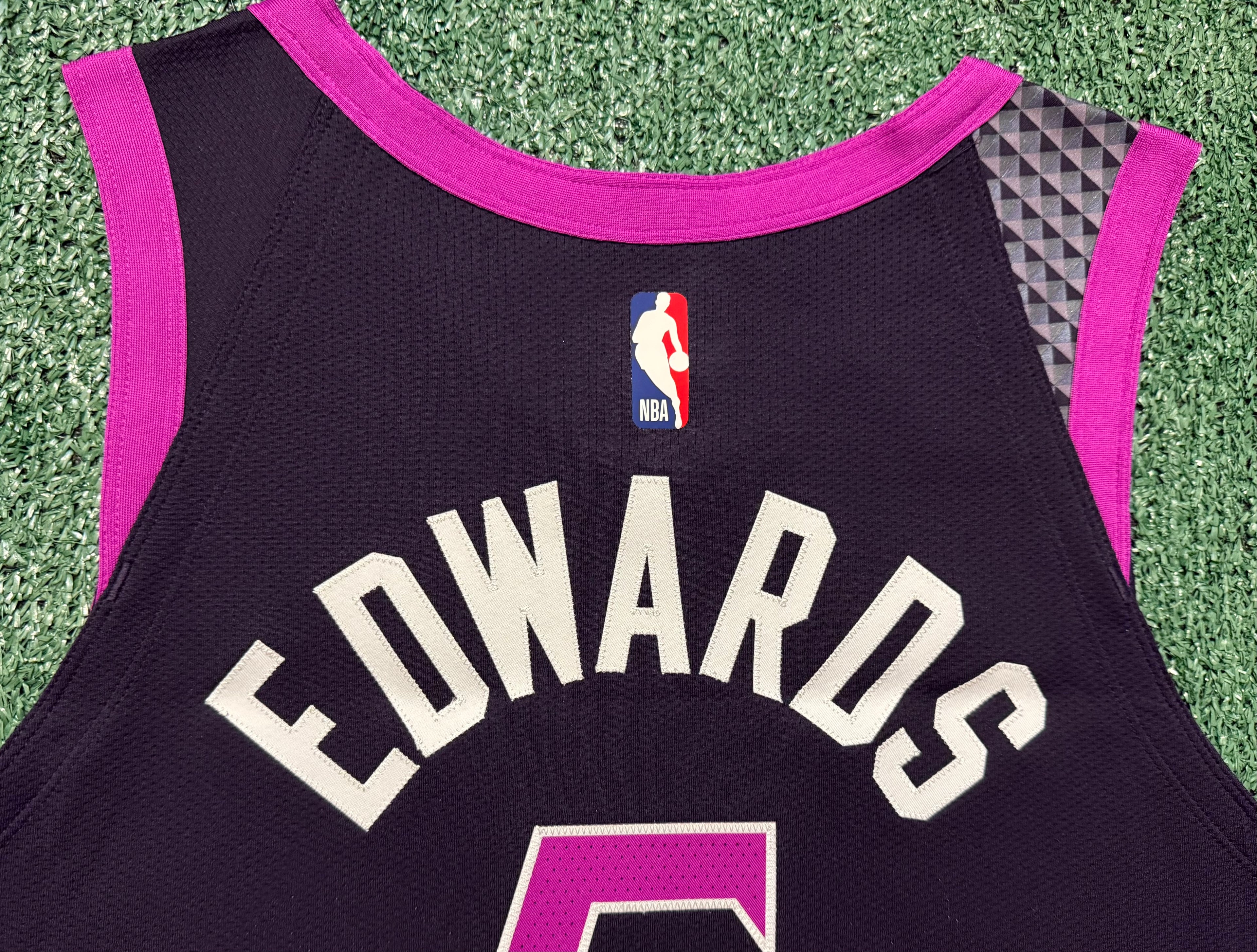 Anthony Edwards Minnesota Timberwolves Jersey #5 Nike ADV Authentic Black Size 48 (L) NBA