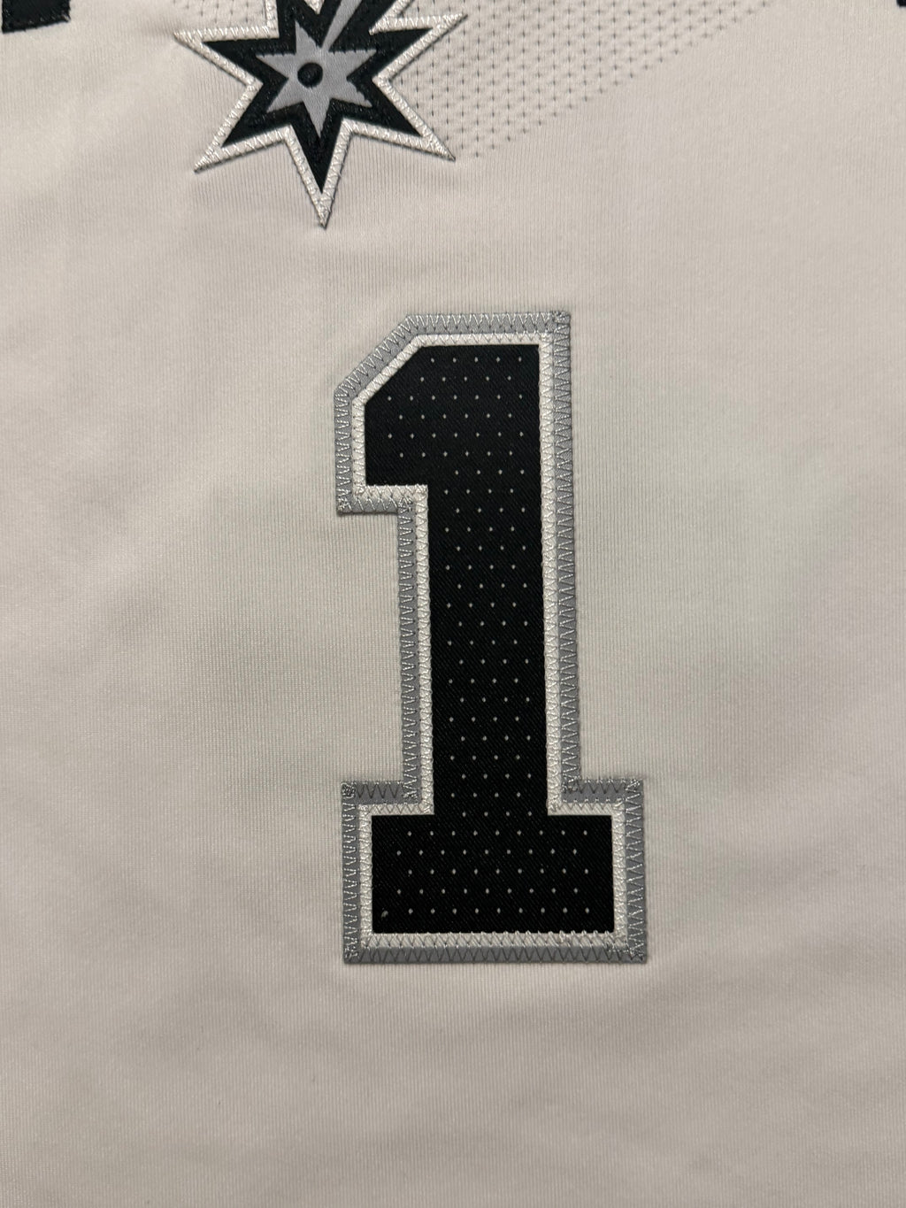 Victor Wembanyama San Antonio Spurs Jersey #1 Nike ADV Authentic White Size 52 (XL) NBA