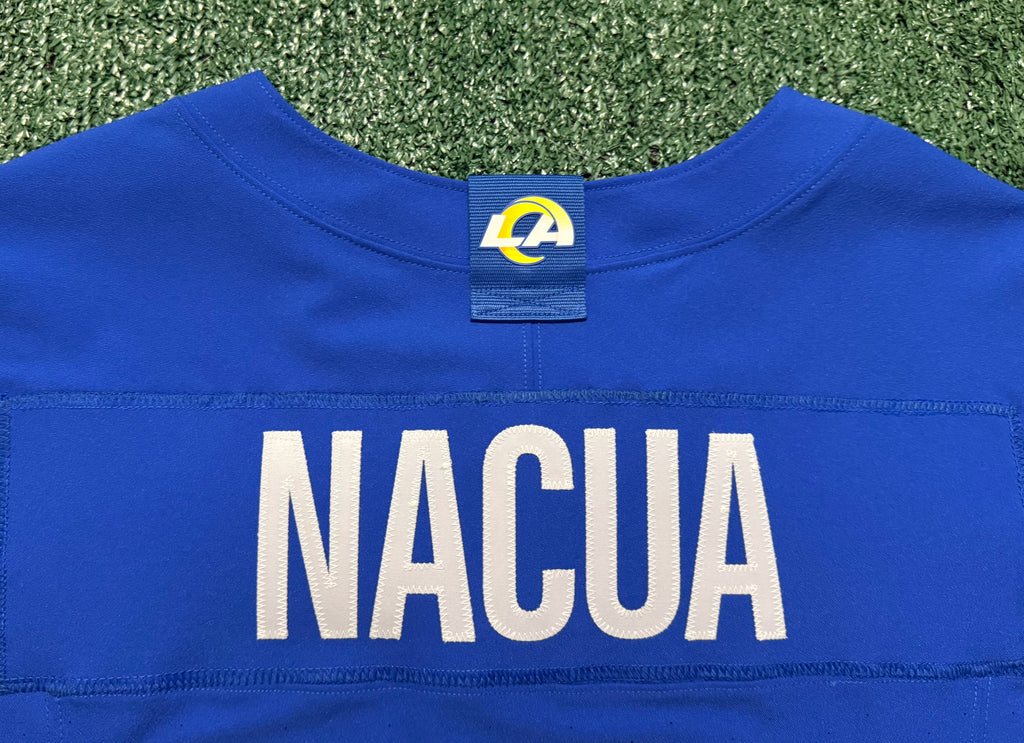 Puka Nacua Los Angeles Rams
Jersey #12 Nike Vapor FUSE Elite blue Size 44 (Large) NFL