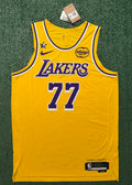 Luka Doncic Los Angeles Lakers Jersey #77 Nike ADV Authentic Gold Size 48 (L) NBA