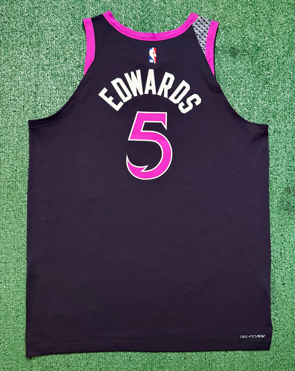 Anthony Edwards Minnesota Timberwolves Jersey #5 Nike ADV Authentic Black Size 52 (XL) NBA