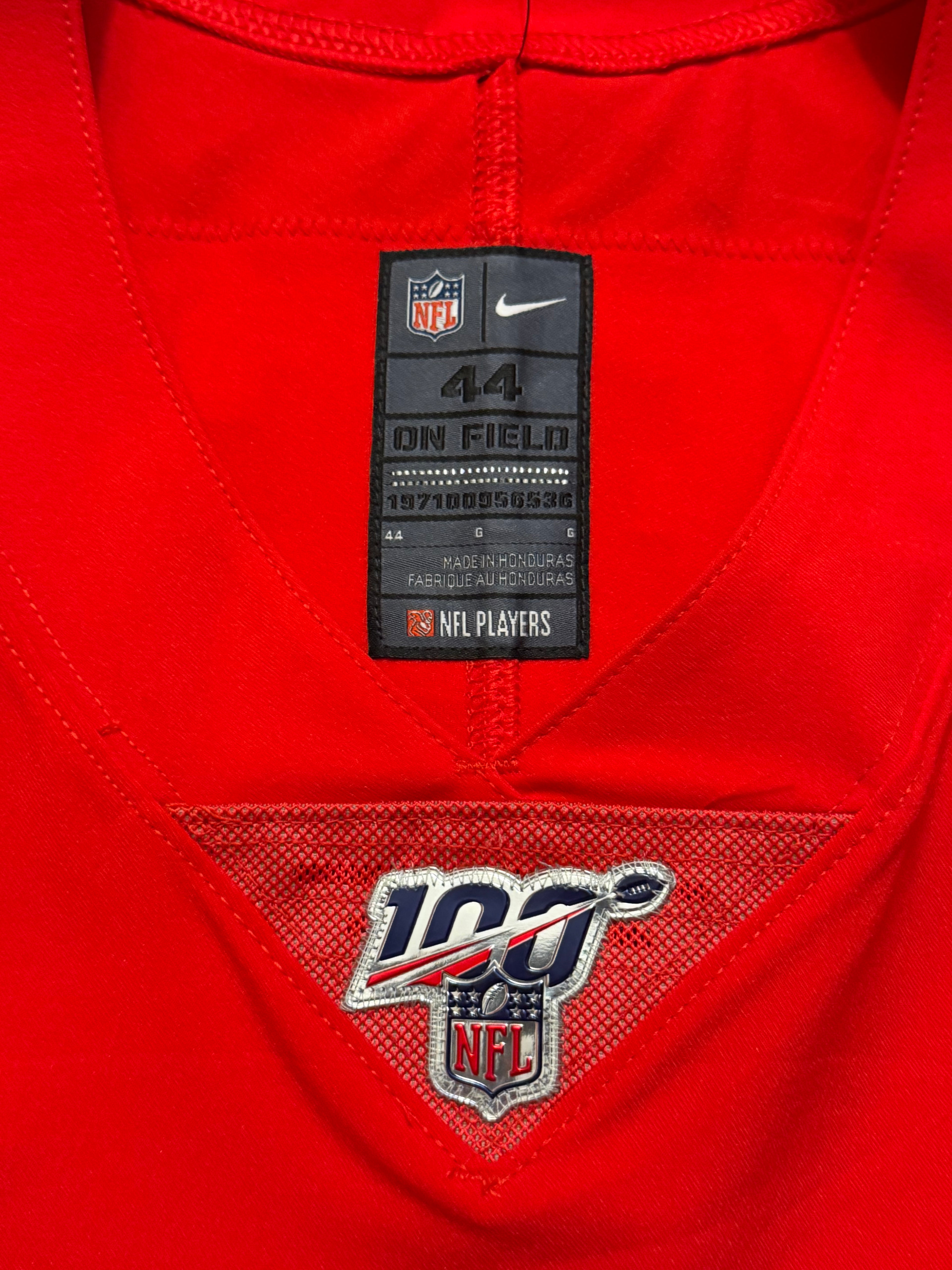 Travis Kelce Kansas City Chiefs Jersey #87 Nike Vapor Elite Red Size 44 (Large) NFL