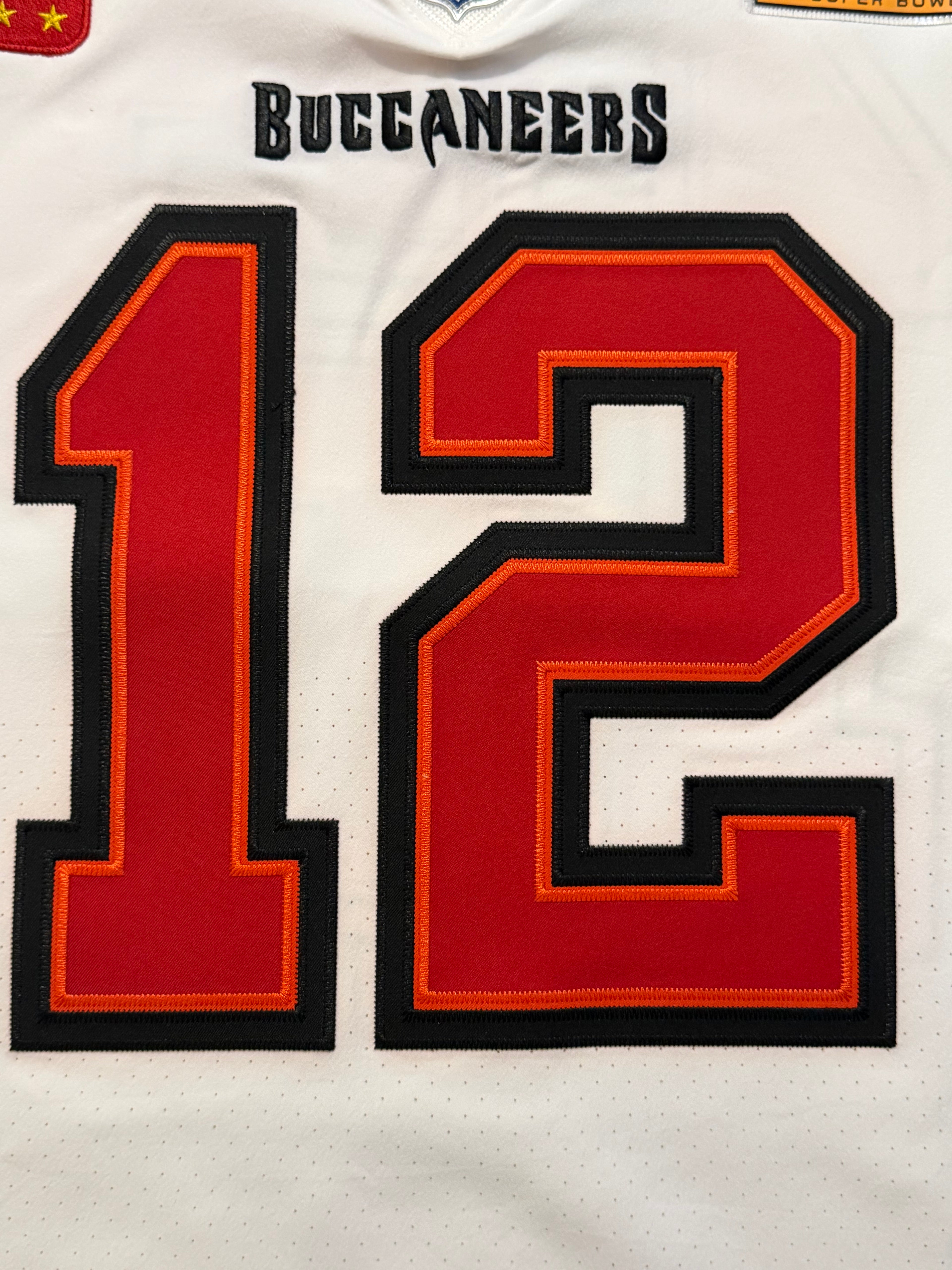 Tom Brady Tampa Bay Buccaneers Jersey #12 Nike Vapor Elite White size 48 (XL) NFL