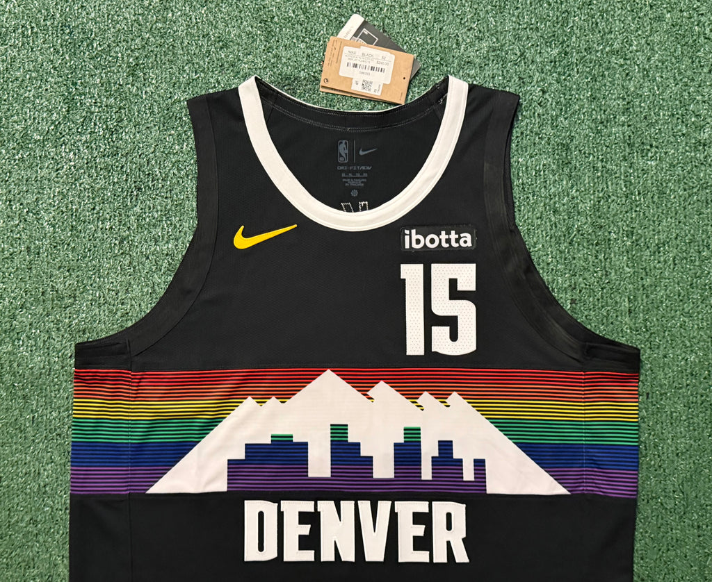 Nikola Jokic Denver Nuggets Jersey #15 Nike ADV Authentic Black Size 52 (XL) NBA