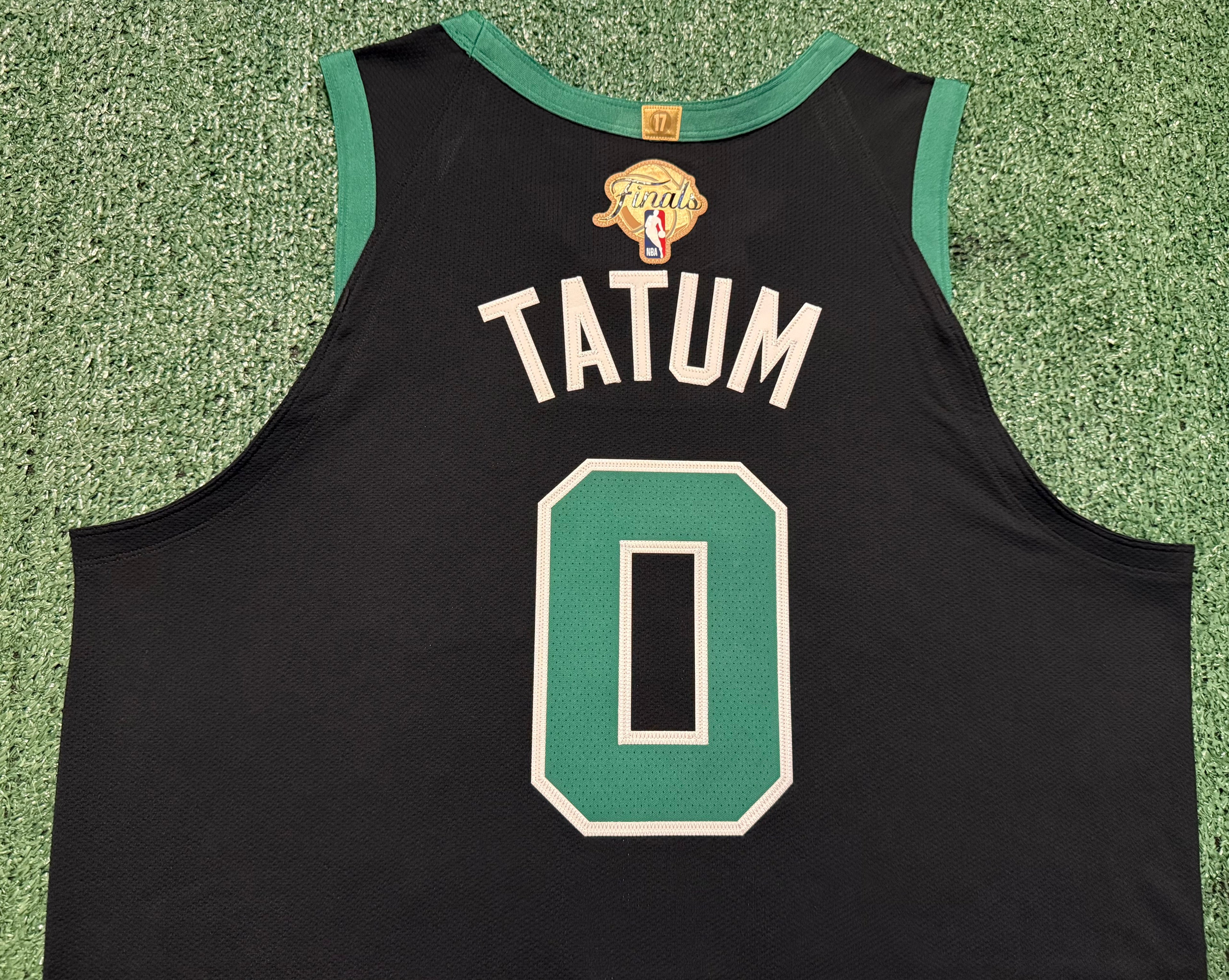 Jayson Tatum Boston Celtics Jersey #0 Nike ADV Authentic Black Size 52 (XL) NBA