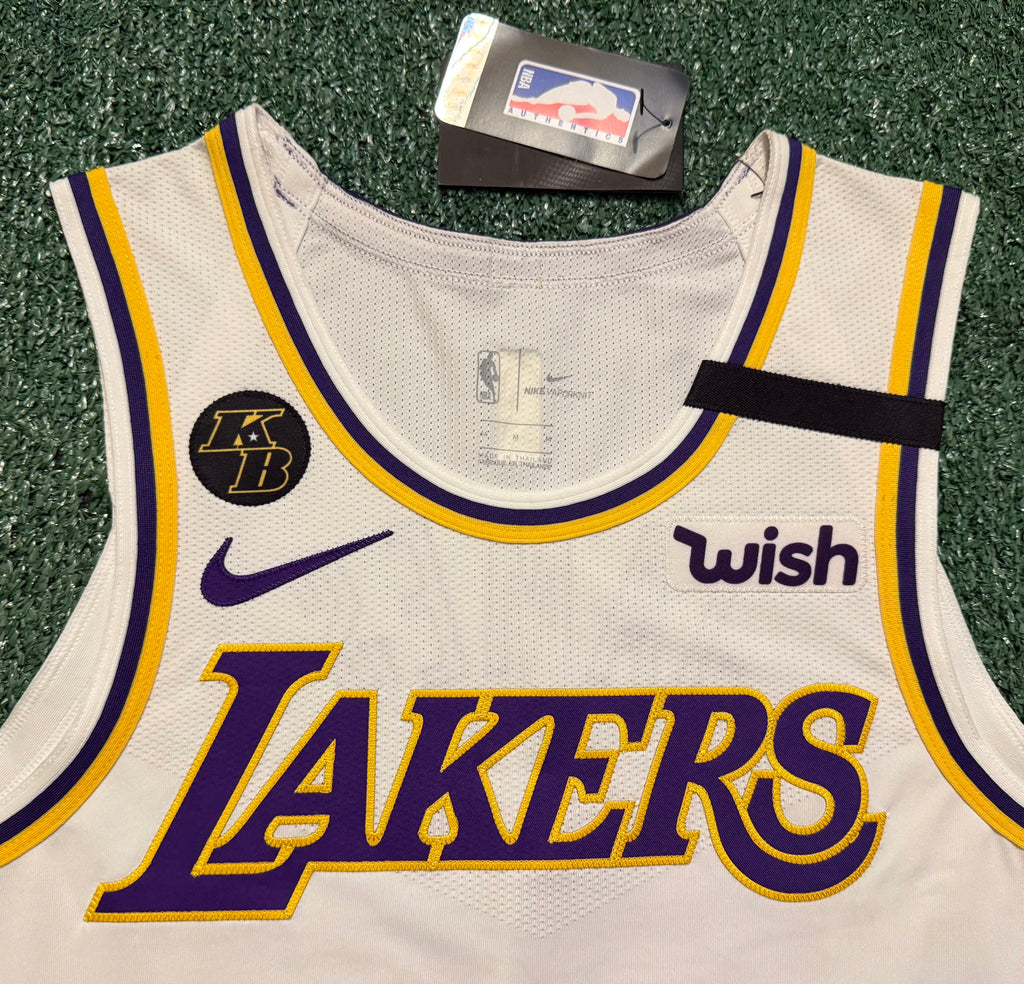 LeBron James Los Angeles Lakers Jersey #23 Nike VaporKnit Authentic White Size 44 (M) NBA