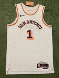 Victor Wembanyama San Antonio Spurs Jersey #1 Nike ADV Authentic Blue Size 44 (M) NBA