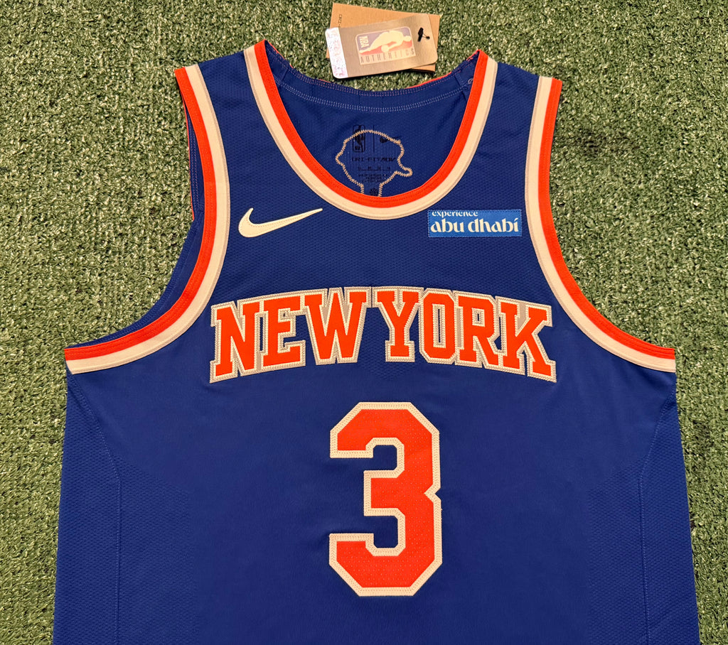 Josh Hart New York Knicks Jersey #3 Nike ADV Authentic Blue Size 44 (M) NBA