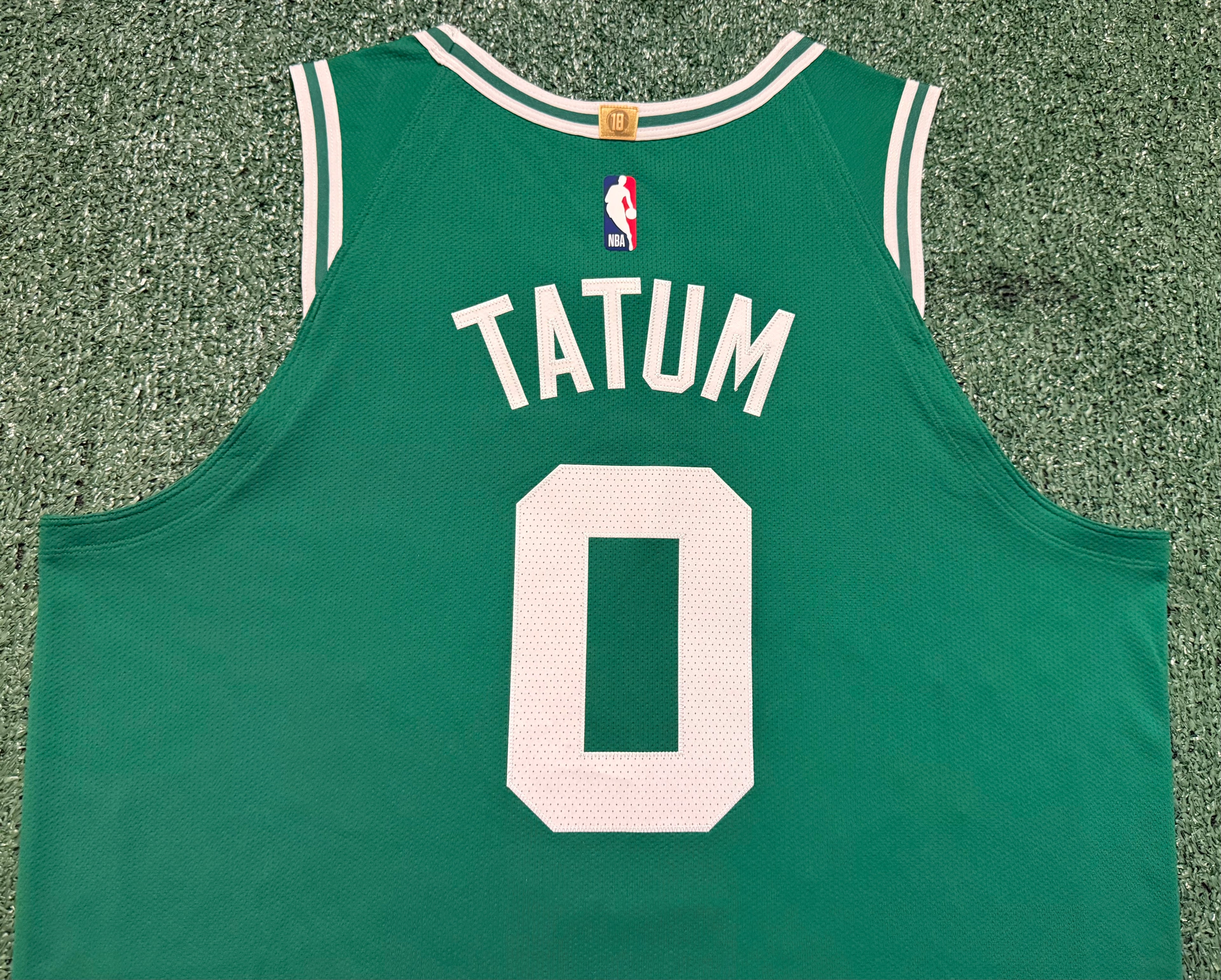 Jayson Tatum Boston Celtics Jersey #0 Nike ADV Authentic Green Size 52 (XL) NBA