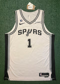 Victor Wembanyama San Antonio Spurs Jersey #1 Nike ADV Authentic White Size 52 (XL) NBA