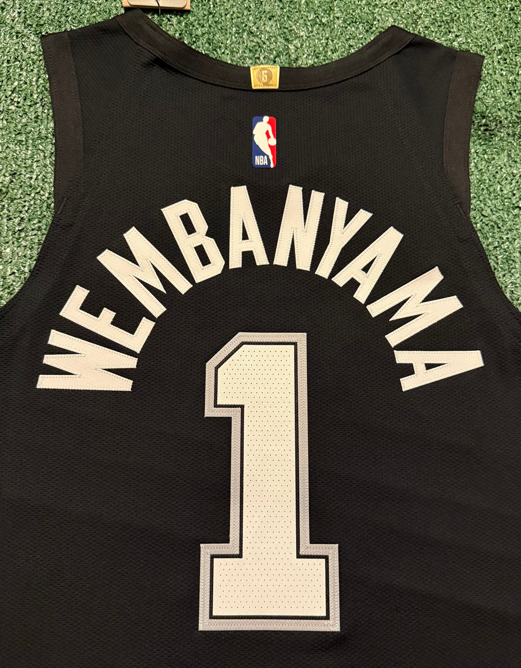 Victor Wembanyama San Antonio Spurs Jersey #1 Nike ADV Authentic Black Size 44 (M) NBA