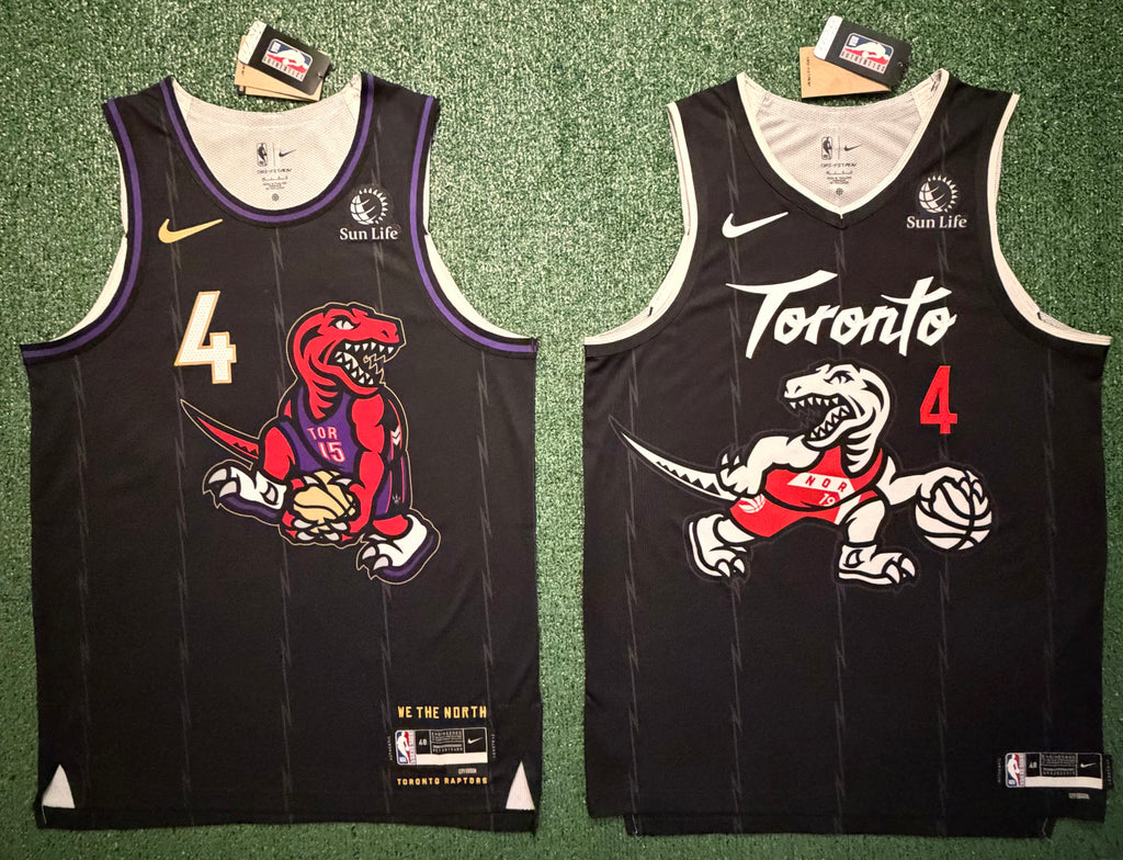 Scottie Barnes Toronto Raptors Jerseys #4 Nike ADV Authentic 2021-26 City Bundle 48 (Large) NBA