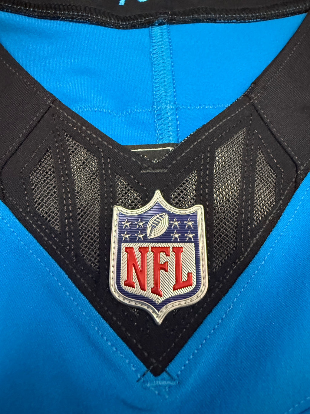 Tetairoa McMillan Carolina Panthers Jersey #4 Nike Vapor FUSE Elite Blue Size 48 (XL) NFL