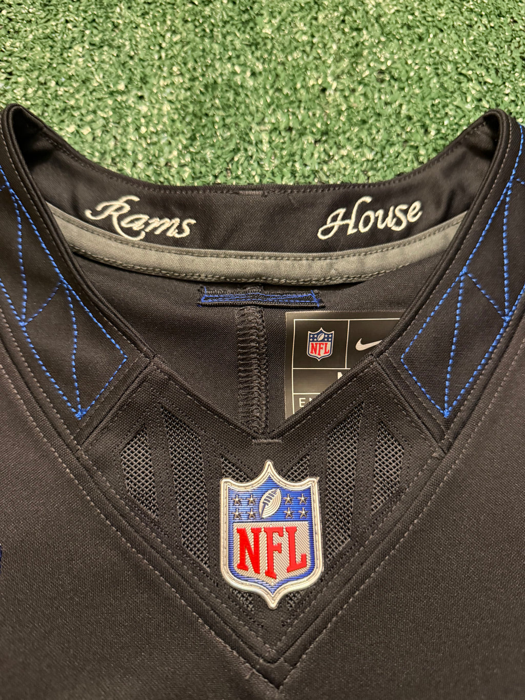 Matthew Stafford Los Angeles Rams Jersey #9 Nike FUSE Rivalry Black Size (Medium) NFL