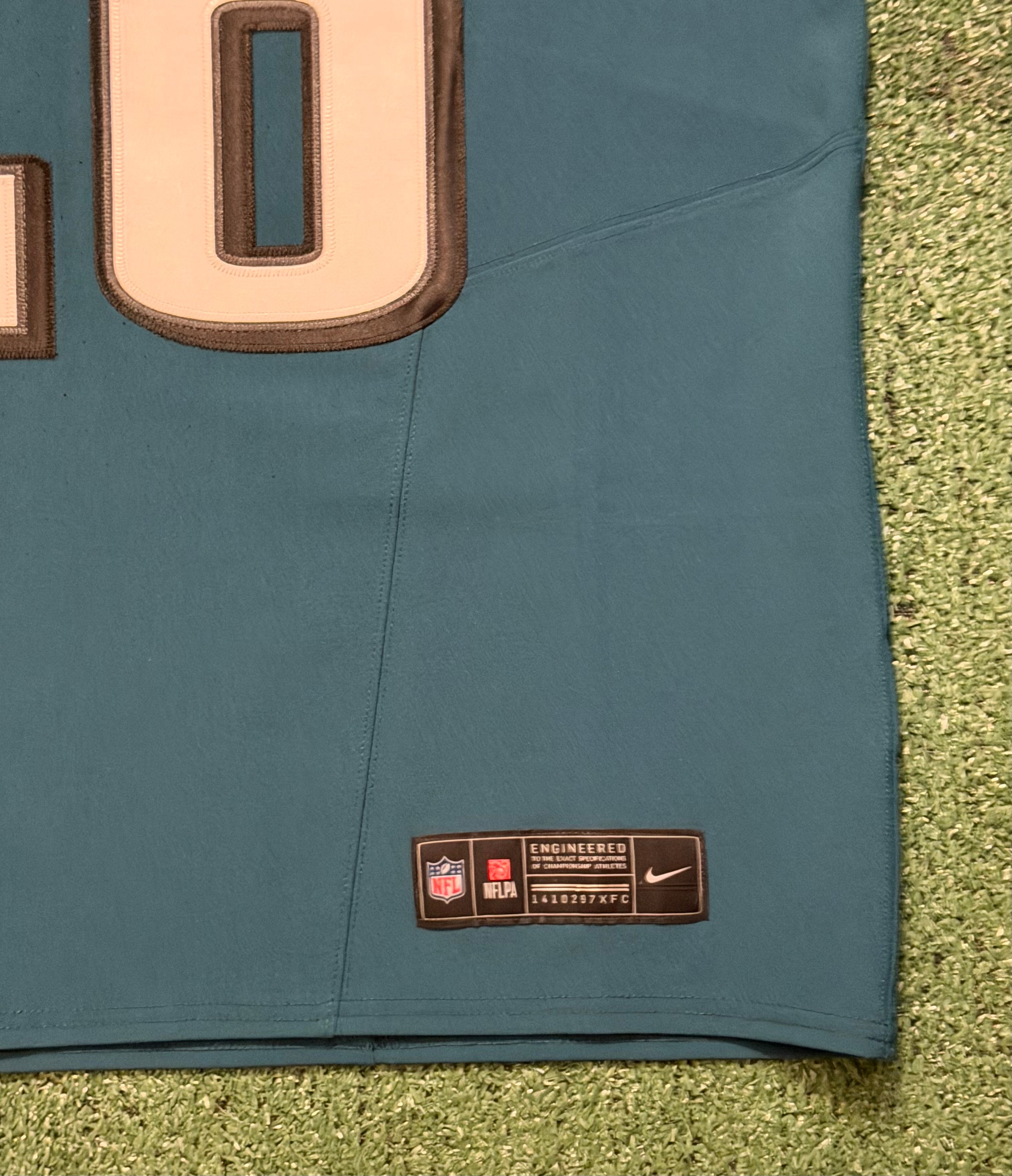 Saquon Barkley Philadelphia Eagles Jersey #26 Nike Vapor FUSE Elite Green 44 (Large) NFL