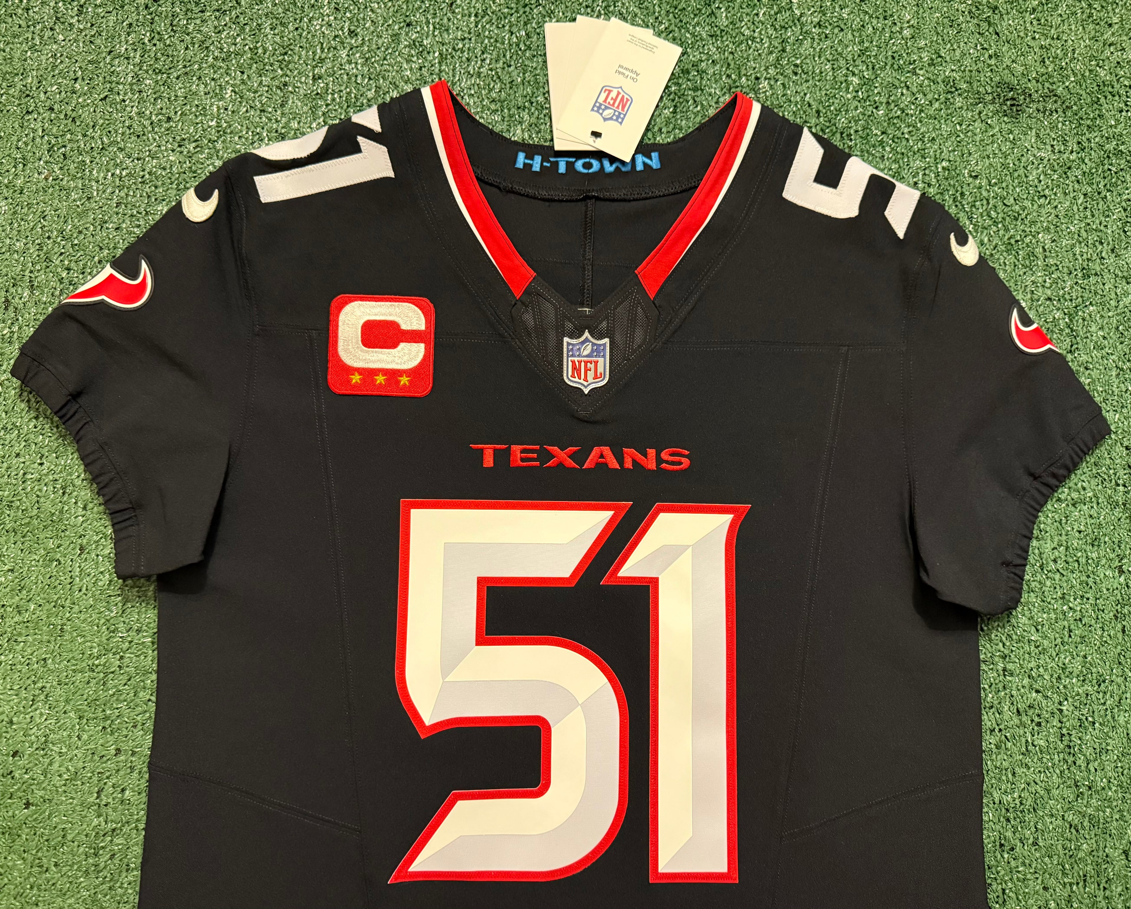 Will Anderson Jr Houston Texans Jersey #51 Nike Vapor Fuse Elite Navy Size 40 (M) NFL