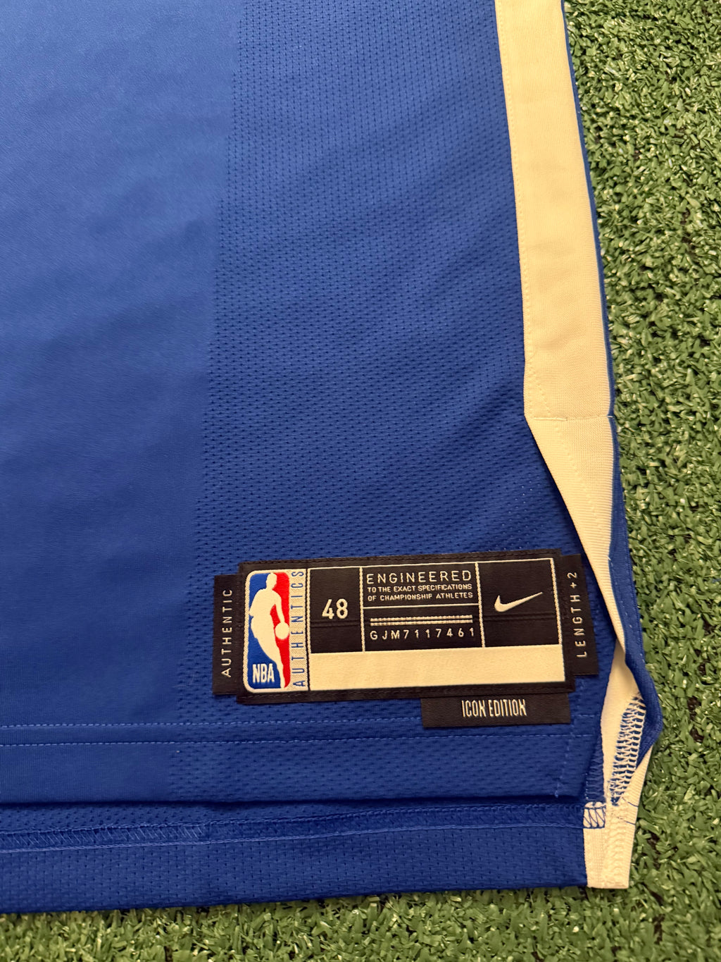 Steph Curry Golden State Warriors Jersey #30 Nike ADV Authentic Blue Size 48 (L) NBA