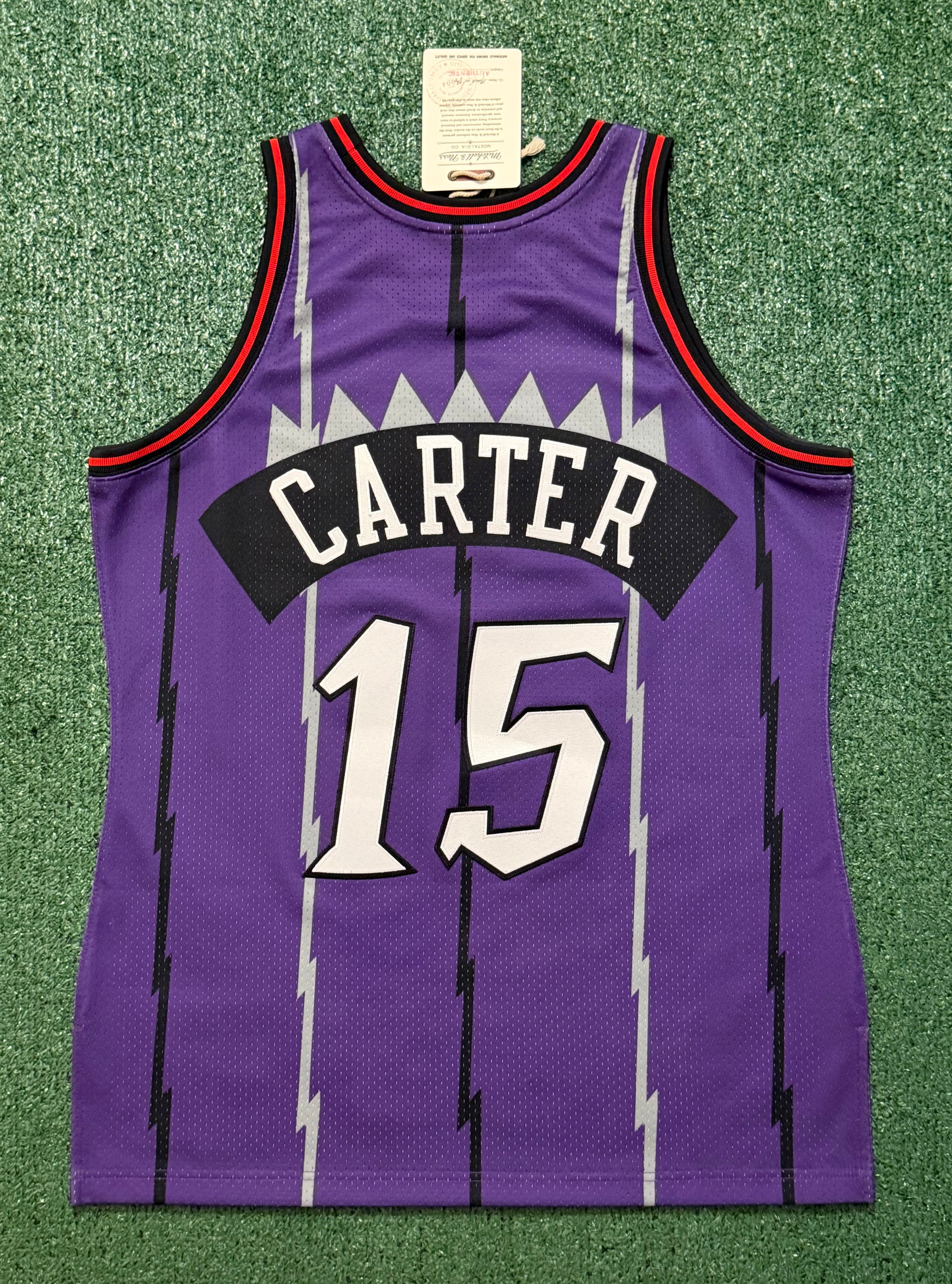 Vince Carter Toronto Raptors Jersey #15 Mitchell & Ness Authentic Purple Size 44 (L) NBA